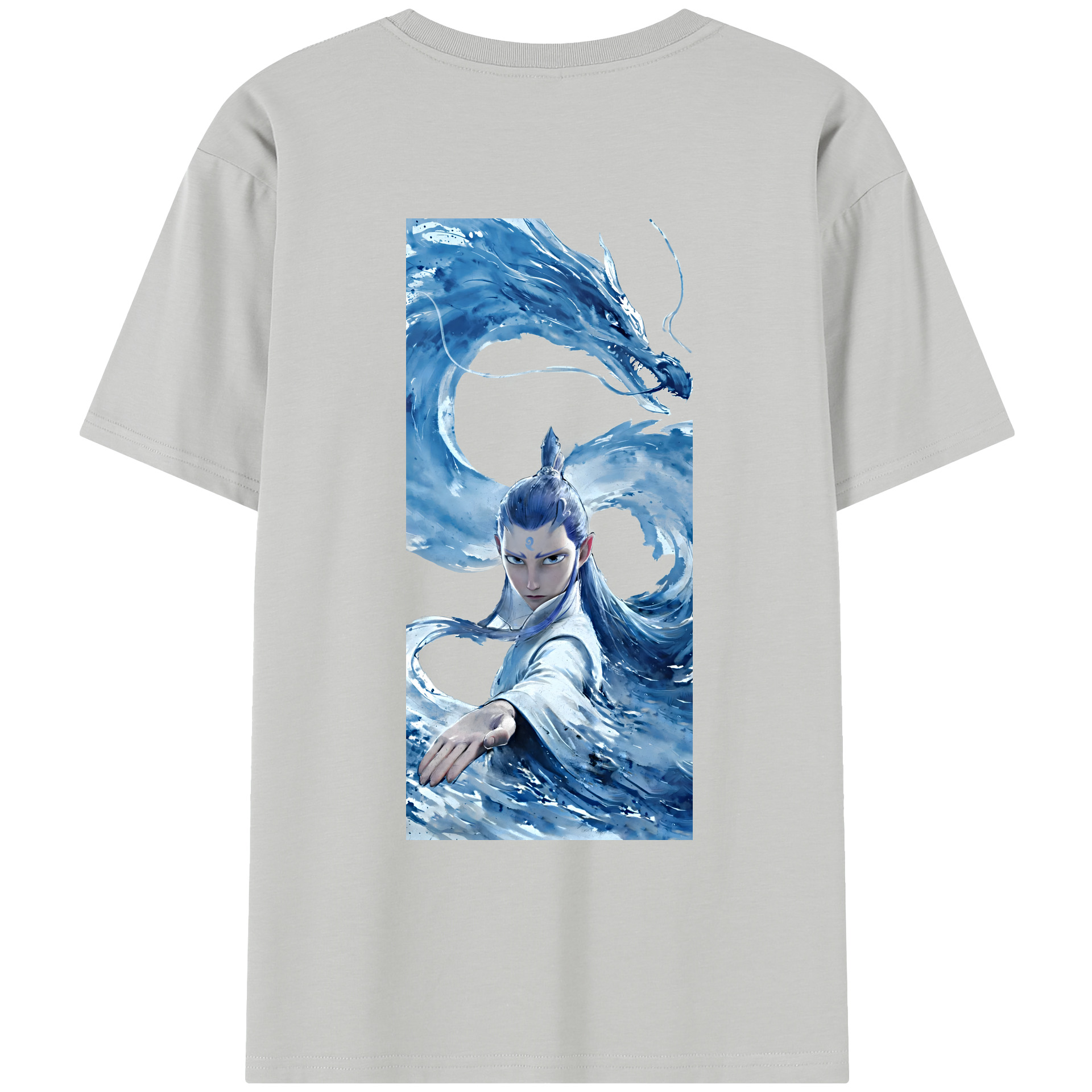 （画像用） Ne Zha 2 ナタ 魔童の大暴れ レディース半袖Tシャツ(バックプリント)