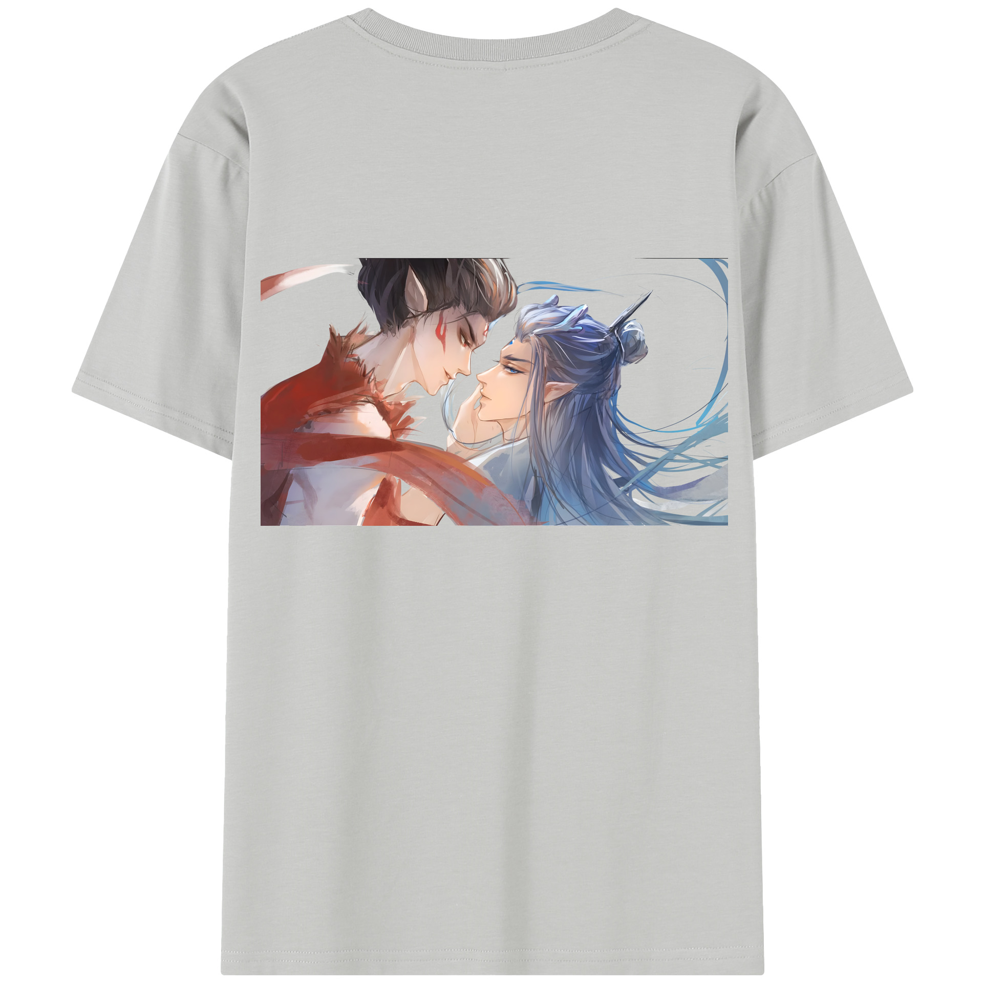 （画像用） Ne Zha 2 ナタ 魔童の大暴れ レディース半袖Tシャツ(バックプリント)