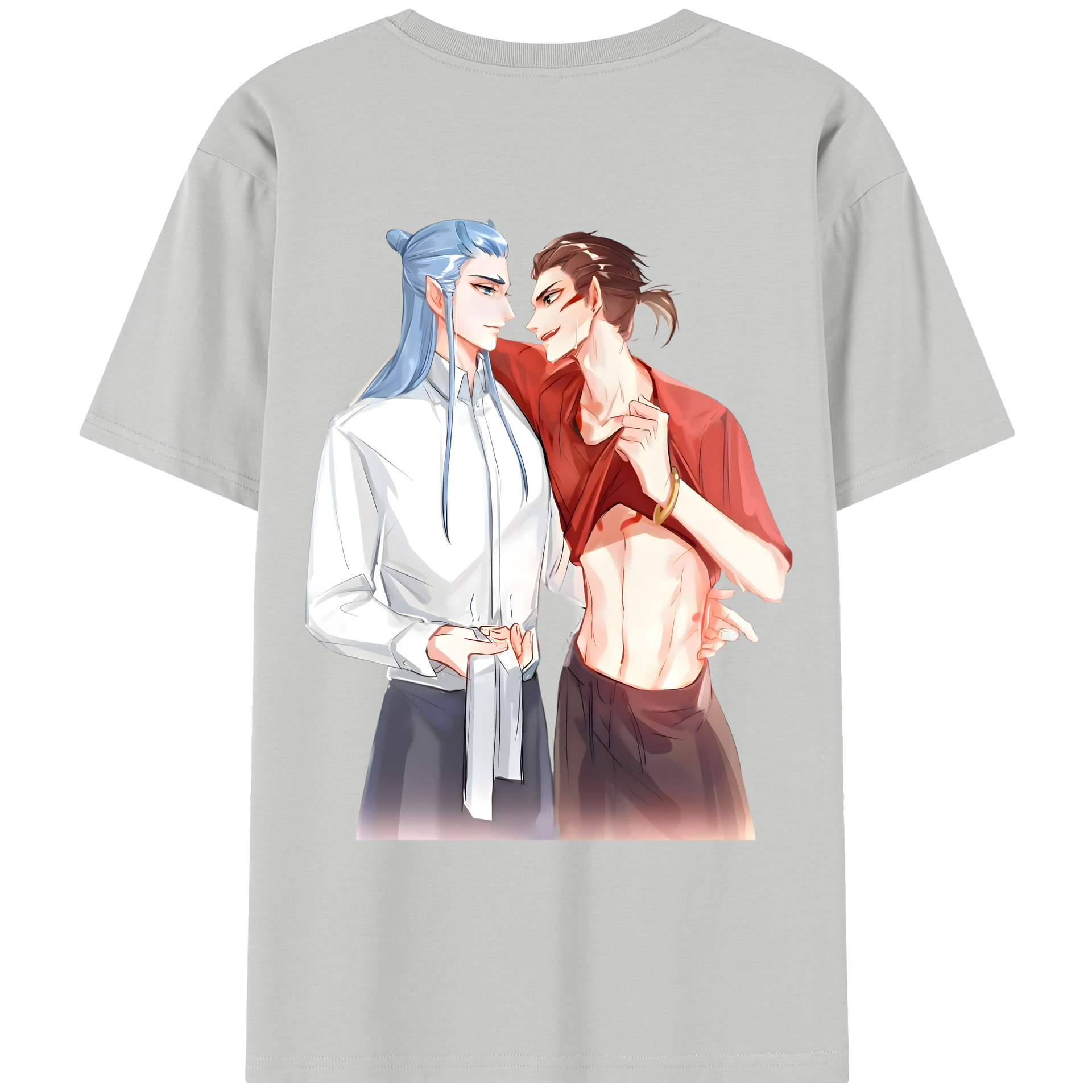 （画像用） Ne Zha 2 ナタ 魔童の大暴れ レディース半袖Tシャツ(バックプリント)