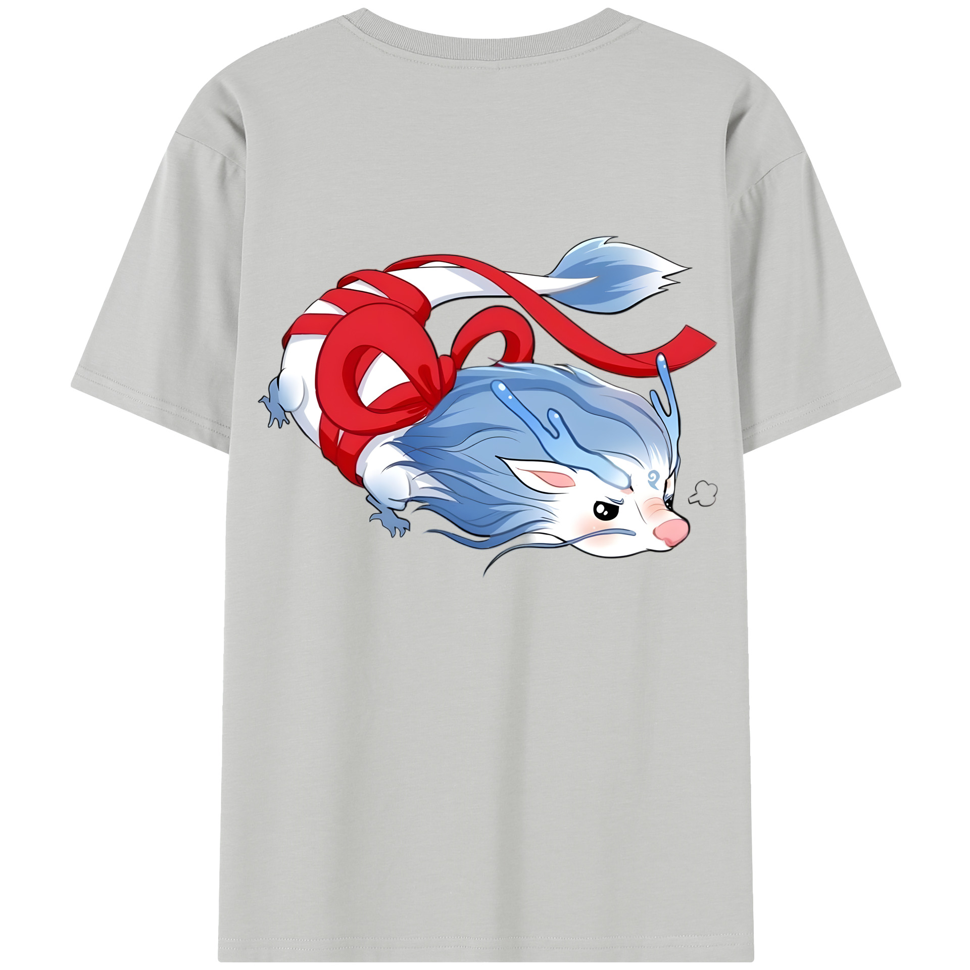 （画像用） Ne Zha 2 ナタ 魔童の大暴れ レディース半袖Tシャツ(バックプリント)