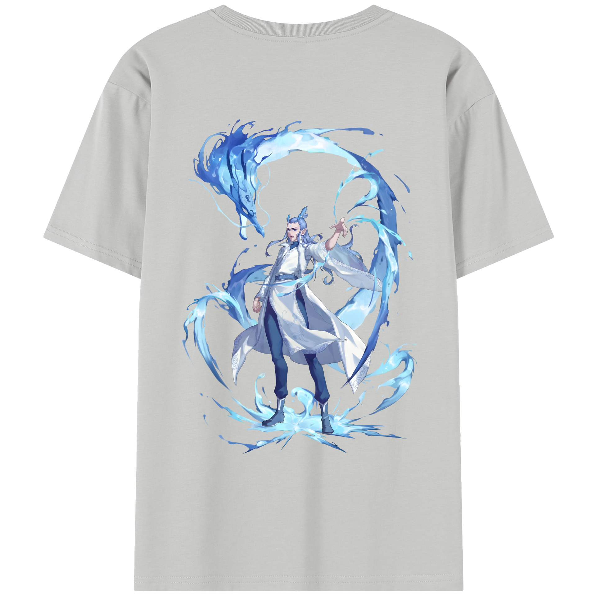 （画像用） Ne Zha 2 ナタ 魔童の大暴れ レディース半袖Tシャツ(バックプリント)