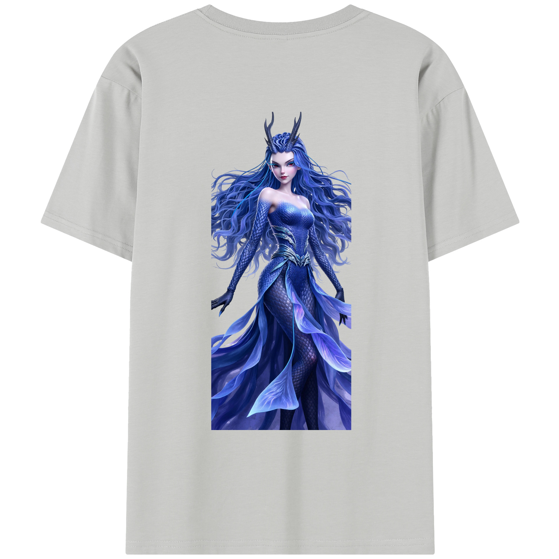 （画像用） Ne Zha 2 ナタ 魔童の大暴れ レディース半袖Tシャツ(バックプリント)