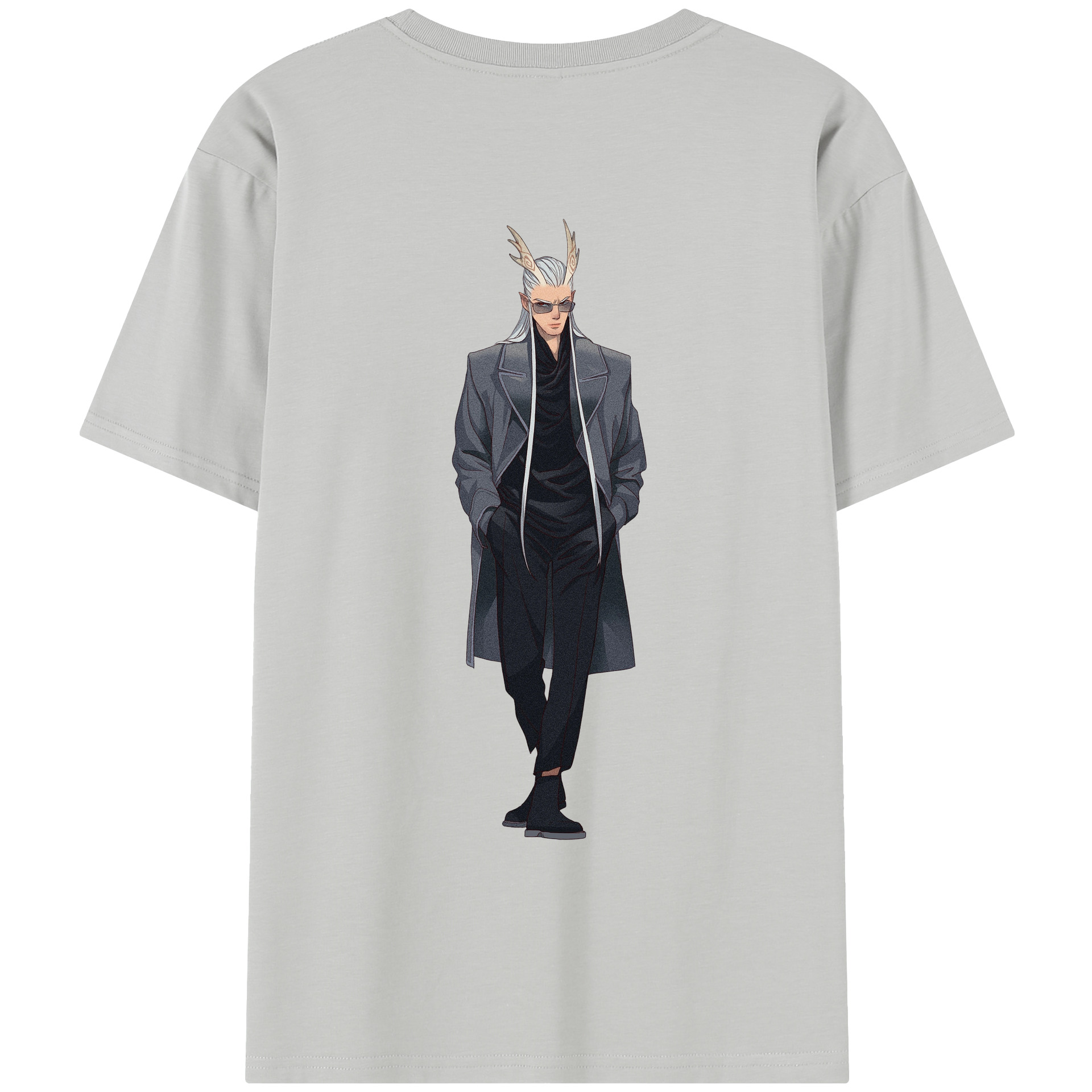 （画像用） Ne Zha 2 ナタ 魔童の大暴れ レディース半袖Tシャツ(バックプリント)