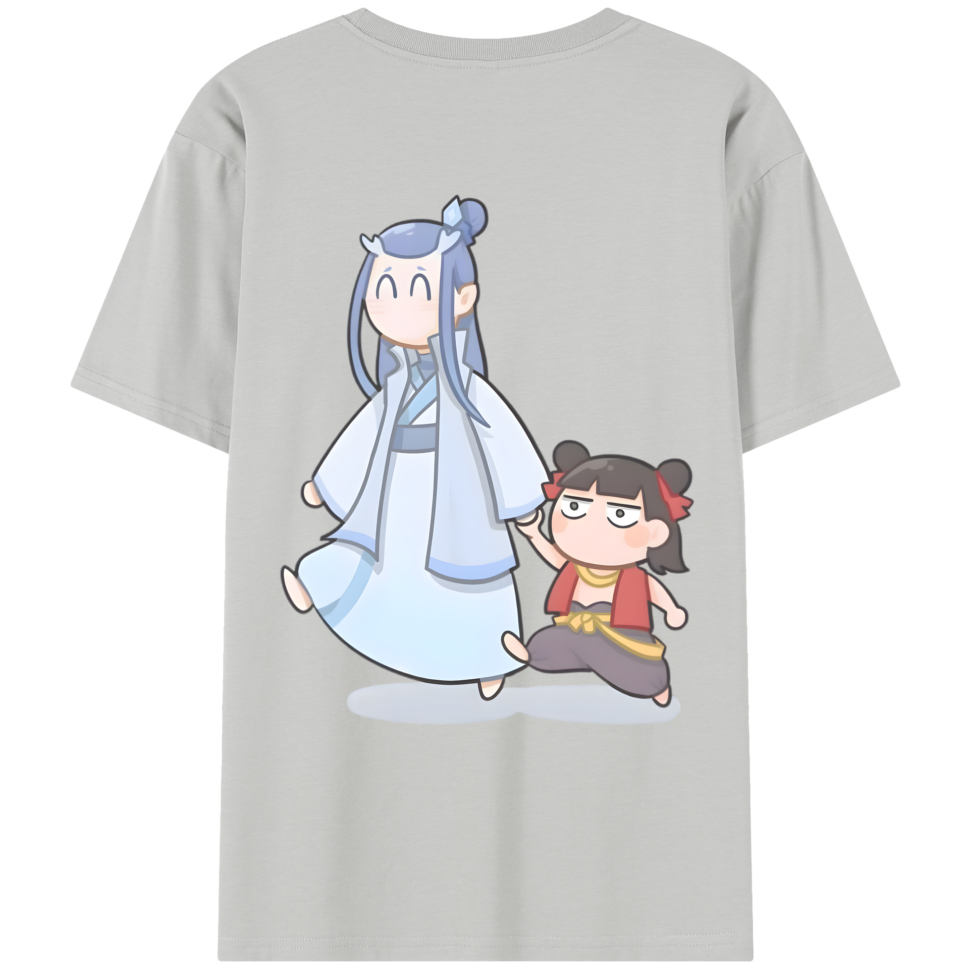 （画像用） Ne Zha 2 ナタ 魔童の大暴れ レディース半袖Tシャツ(バックプリント)