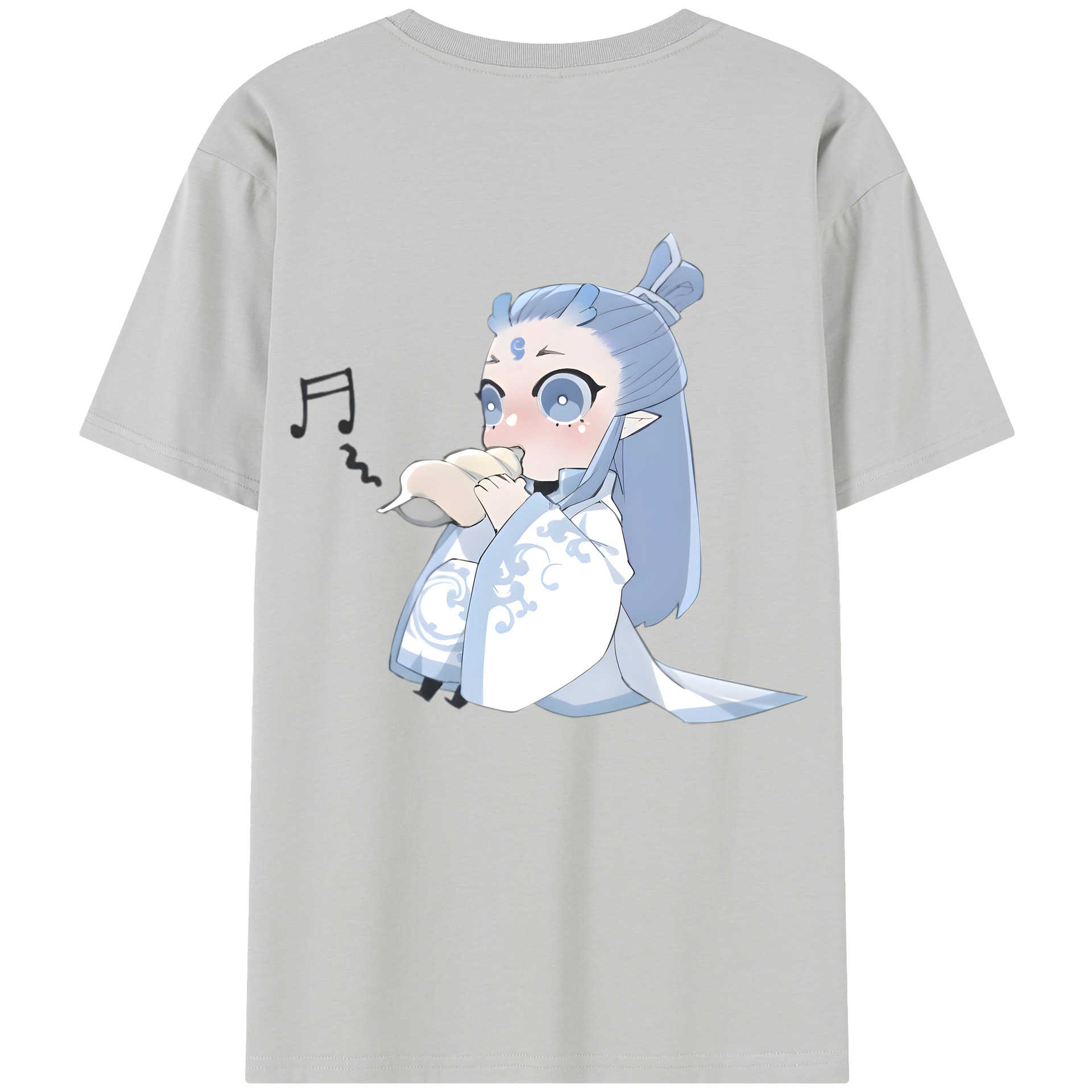 （画像用） Ne Zha 2 ナタ 魔童の大暴れ レディース半袖Tシャツ(バックプリント)