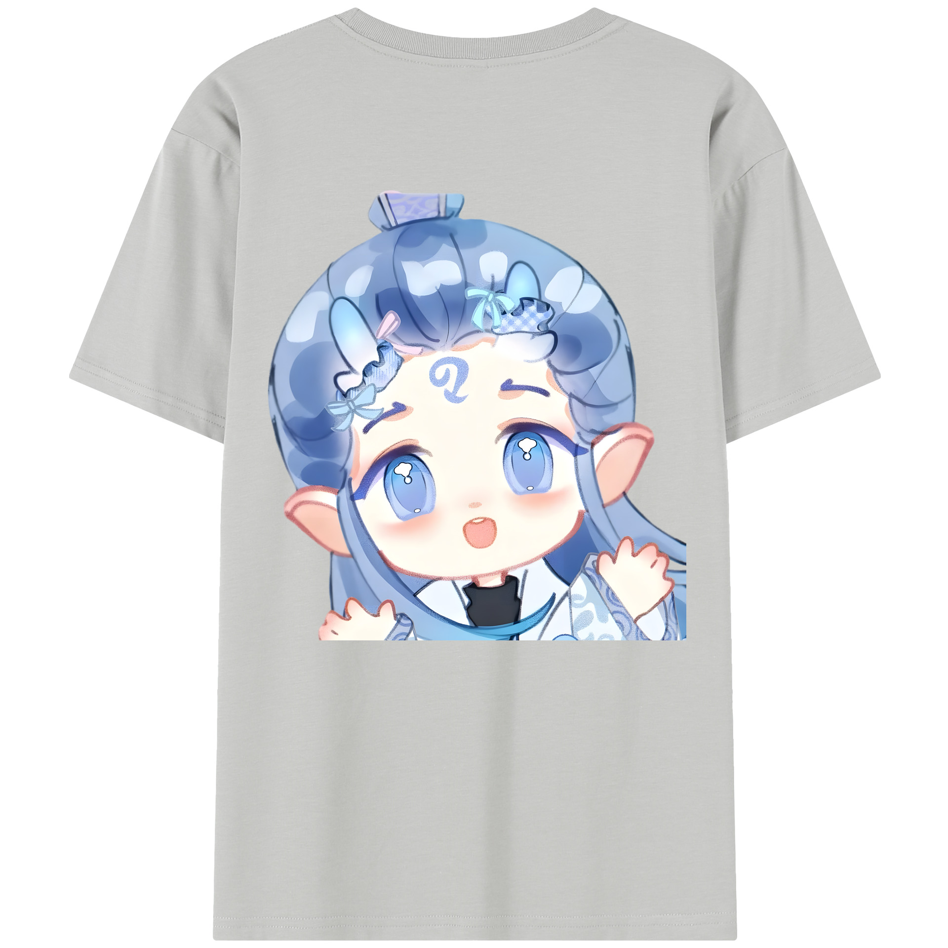 （画像用） Ne Zha 2 ナタ 魔童の大暴れ レディース半袖Tシャツ(バックプリント)