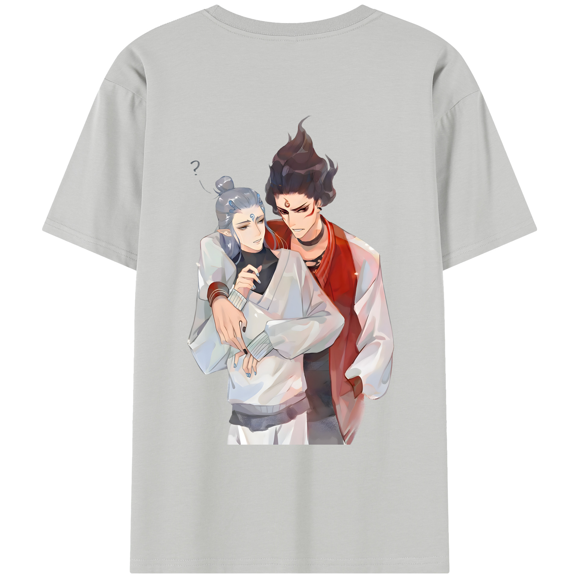 （画像用） Ne Zha 2 ナタ 魔童の大暴れ レディース半袖Tシャツ(バックプリント)