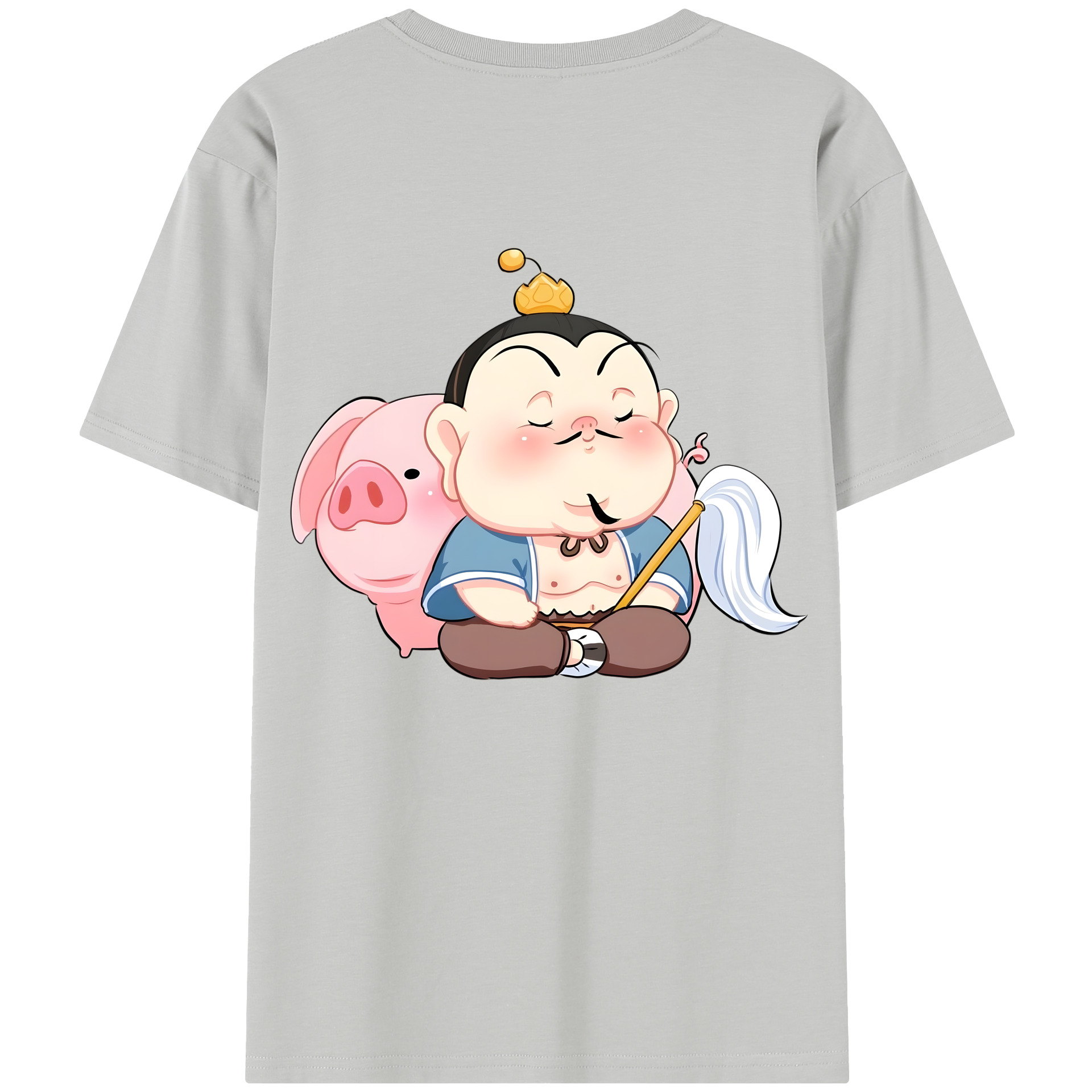 （画像用） Ne Zha 2 ナタ 魔童の大暴れ レディース半袖Tシャツ(バックプリント)
