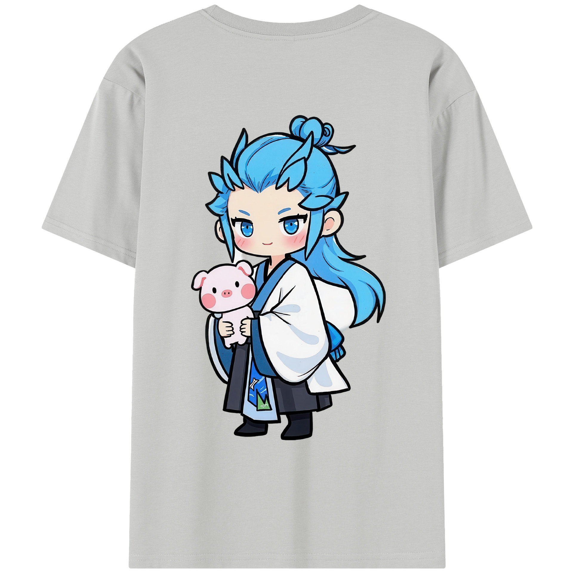 （画像用） Ne Zha 2 ナタ 魔童の大暴れ レディース半袖Tシャツ(バックプリント)