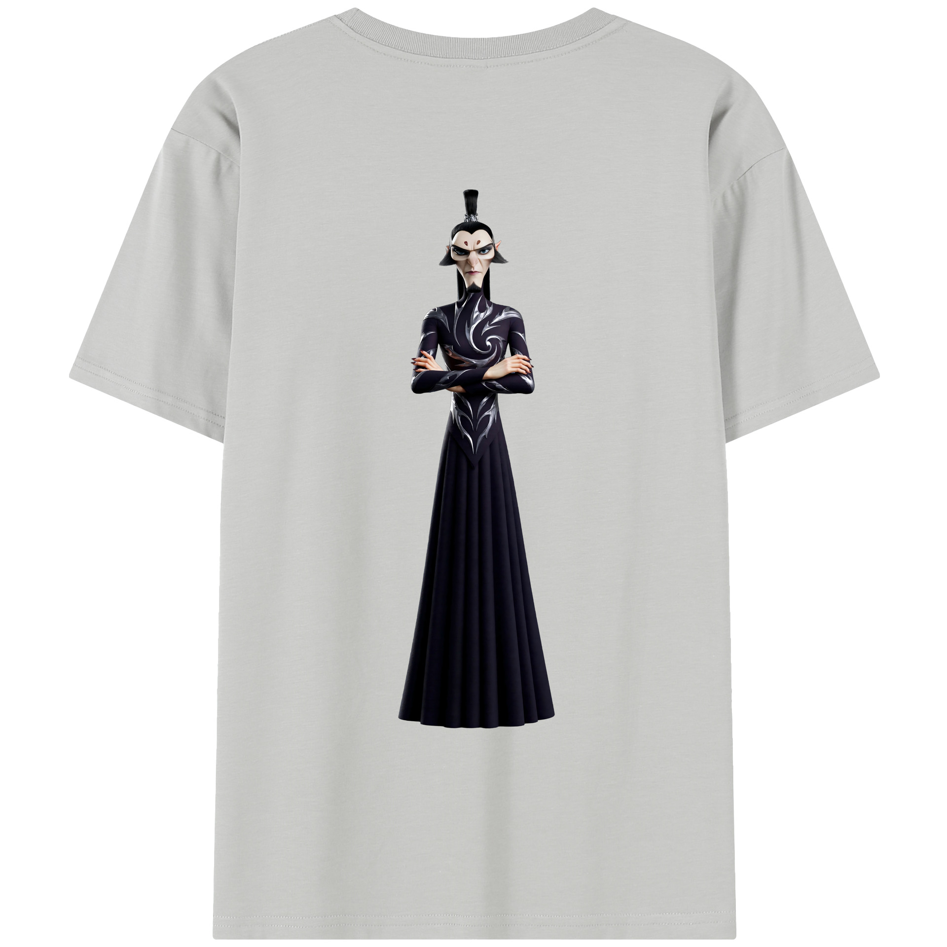 （画像用） Ne Zha 2 ナタ 魔童の大暴れ レディース半袖Tシャツ(バックプリント)
