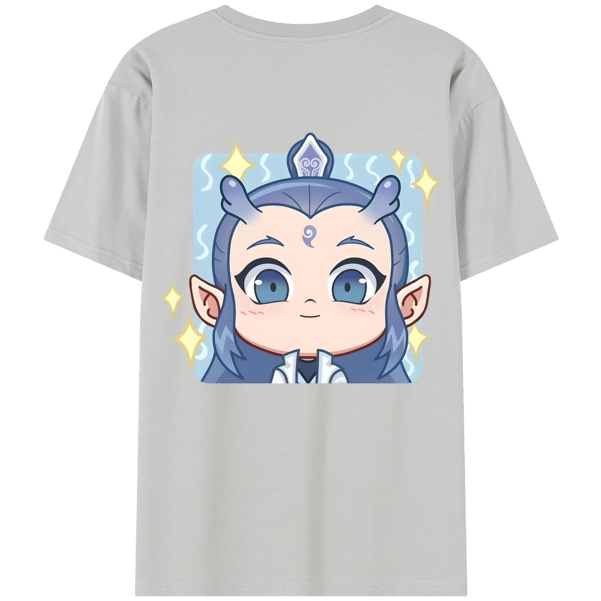 （画像用） Ne Zha 2 ナタ 魔童の大暴れ レディース半袖Tシャツ(バックプリント)