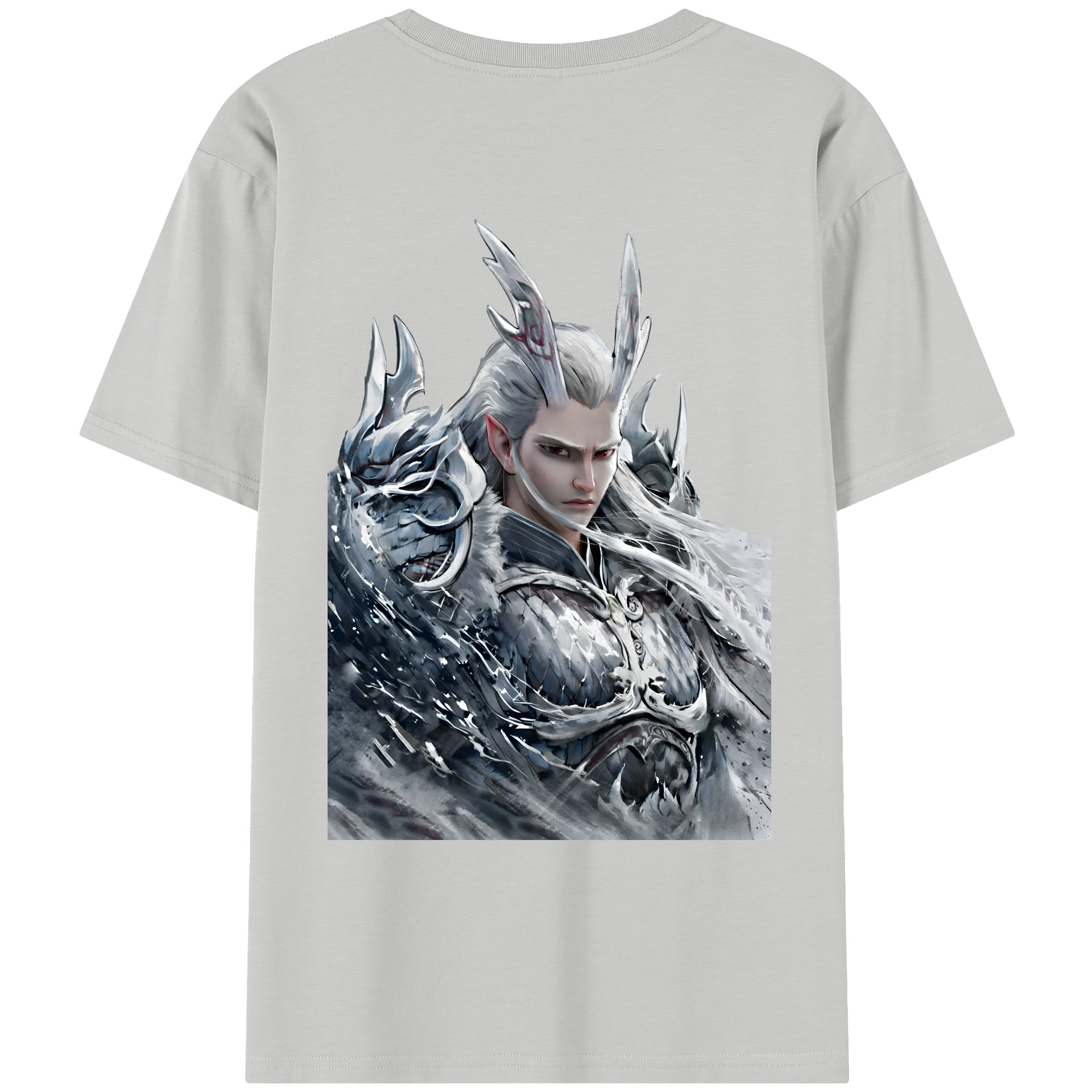 （画像用） Ne Zha 2 ナタ 魔童の大暴れ レディース半袖Tシャツ(バックプリント)