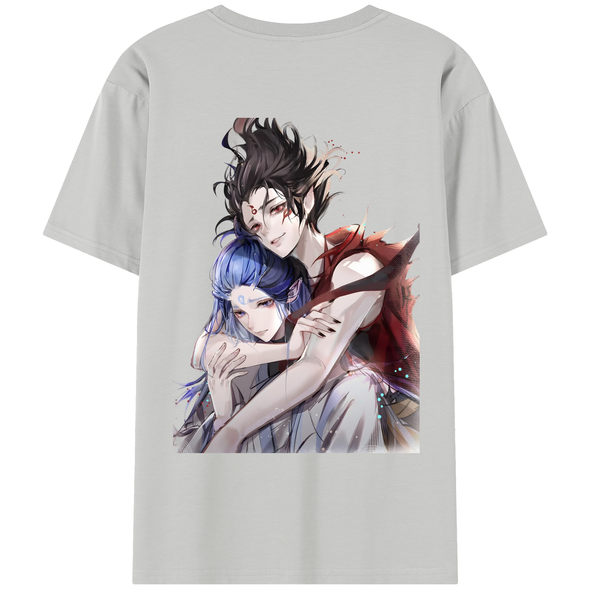 （画像用） Ne Zha 2 ナタ 魔童の大暴れ レディース半袖Tシャツ(バックプリント)