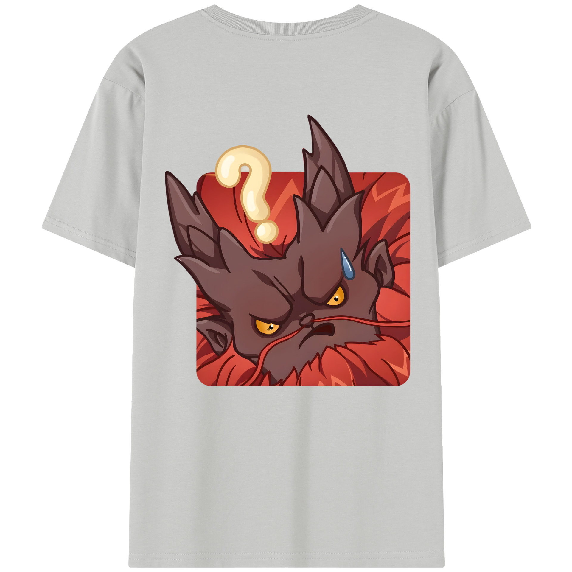 （画像用） Ne Zha 2 ナタ 魔童の大暴れ レディース半袖Tシャツ(バックプリント)