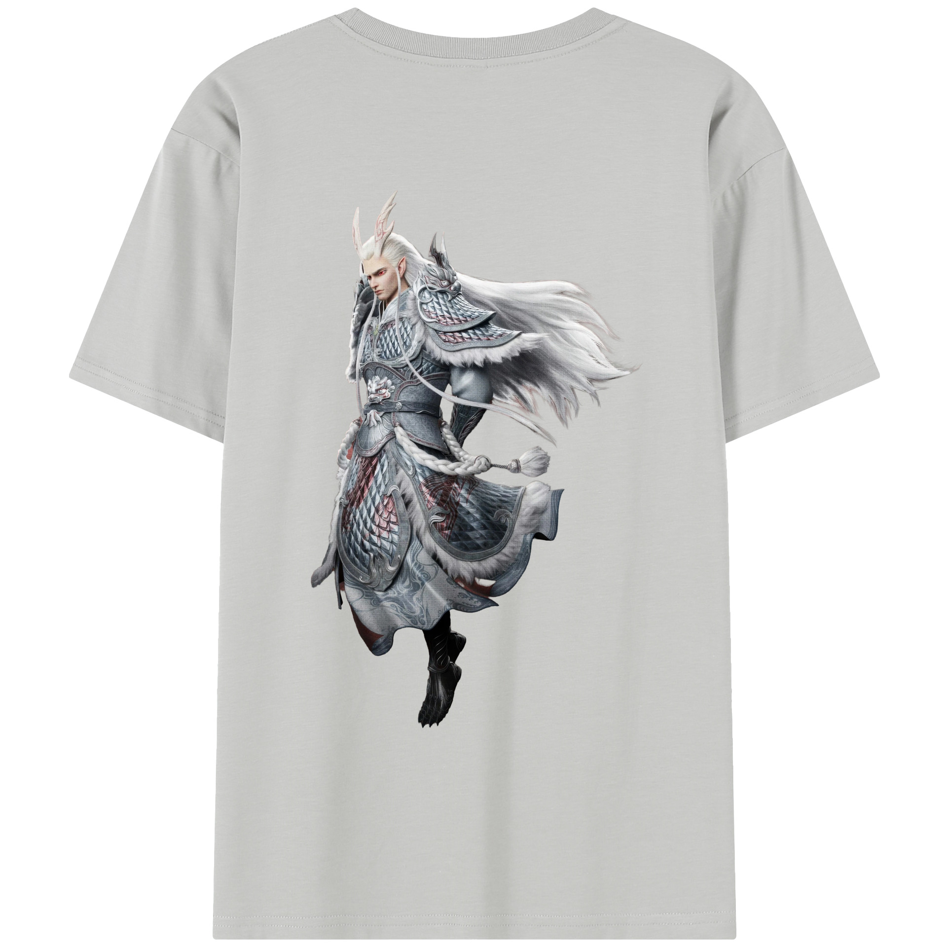 （画像用） Ne Zha 2 ナタ 魔童の大暴れ レディース半袖Tシャツ(バックプリント)