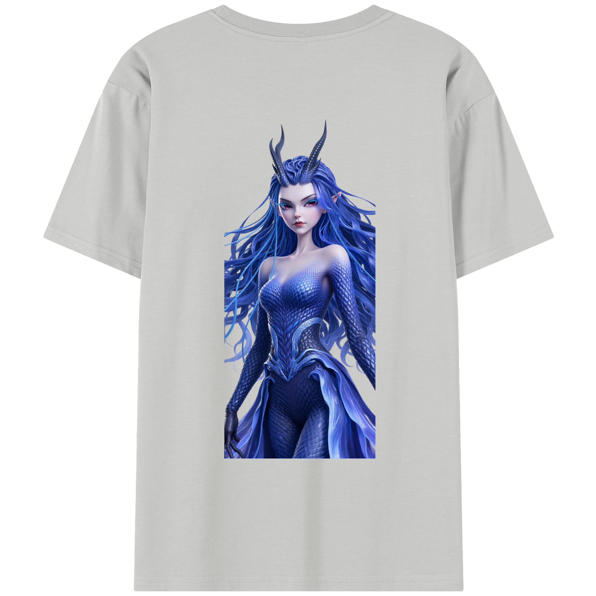 （画像用） Ne Zha 2 ナタ 魔童の大暴れ レディース半袖Tシャツ(バックプリント)