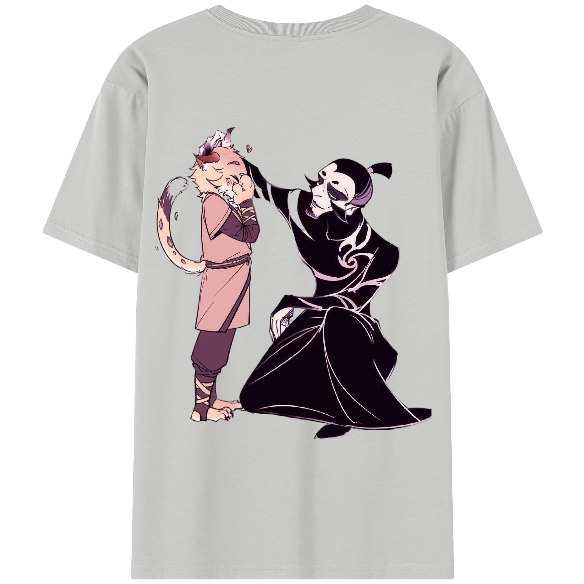 （画像用） Ne Zha 2 ナタ 魔童の大暴れ レディース半袖Tシャツ(バックプリント)