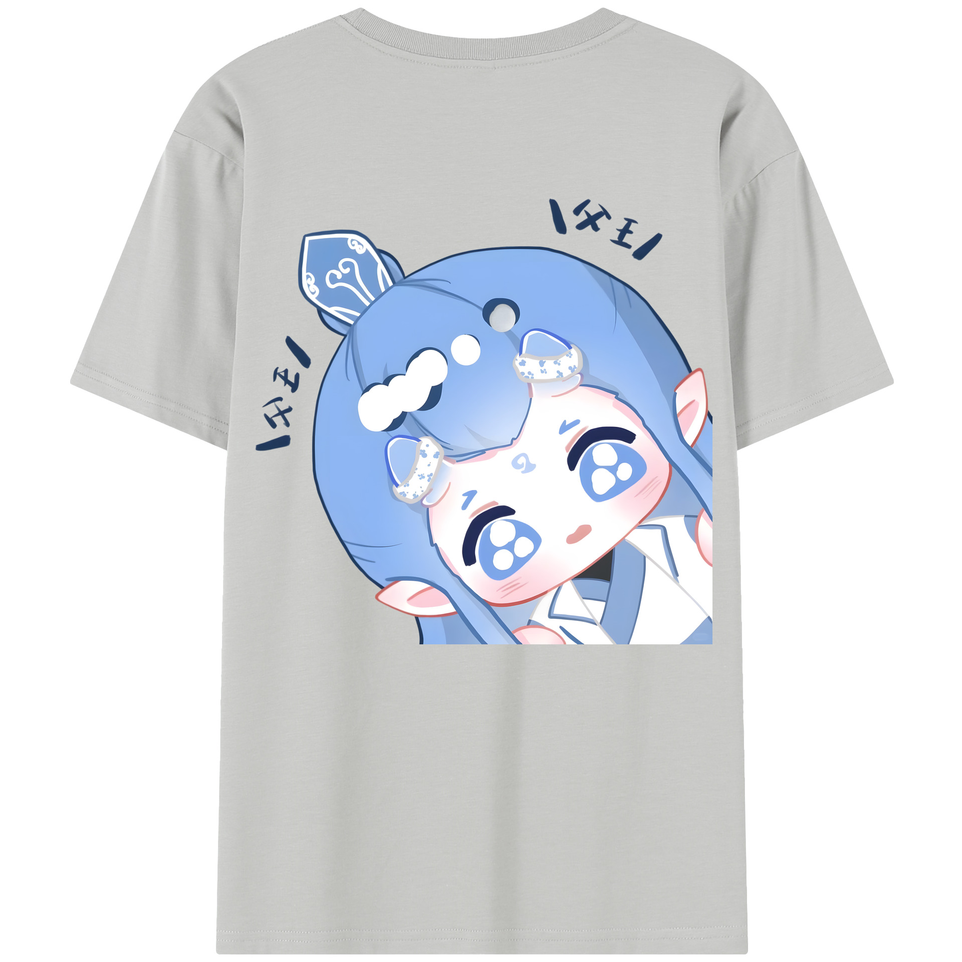 （画像用） Ne Zha 2 ナタ 魔童の大暴れ レディース半袖Tシャツ(バックプリント)
