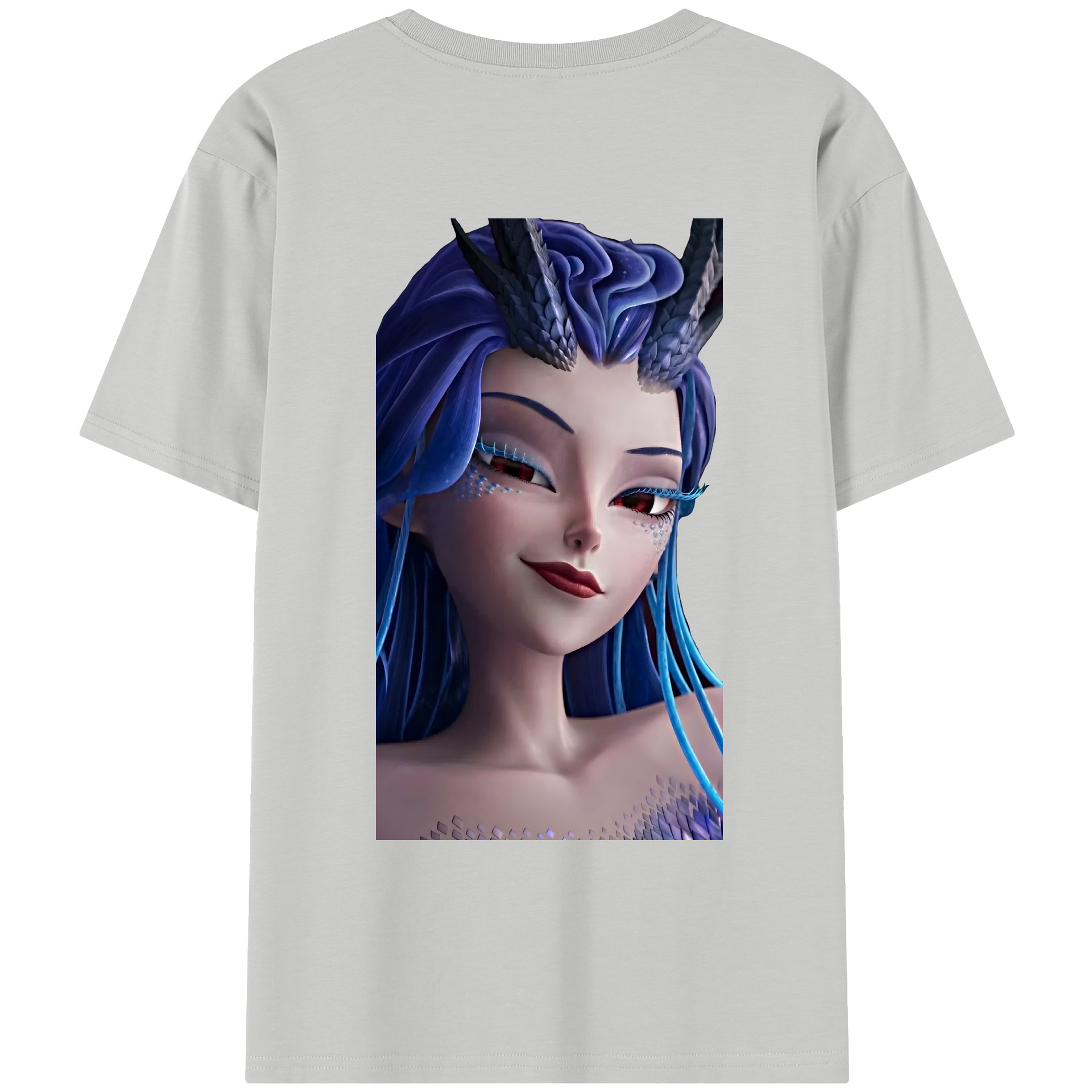 （画像用） Ne Zha 2 ナタ 魔童の大暴れ レディース半袖Tシャツ(バックプリント)