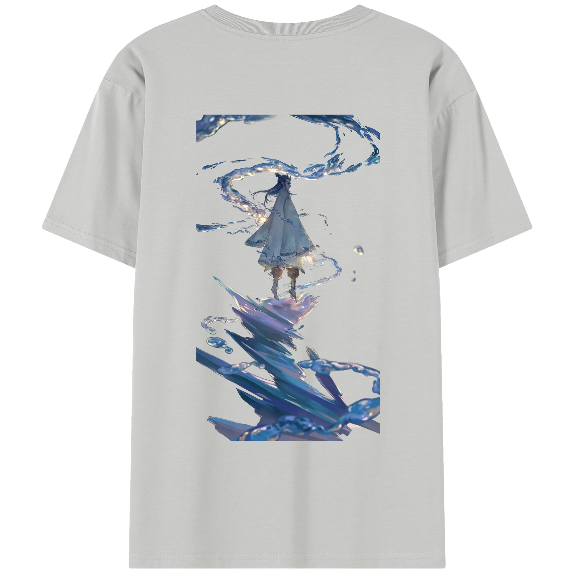 （画像用） Ne Zha 2 ナタ 魔童の大暴れ レディース半袖Tシャツ(バックプリント)