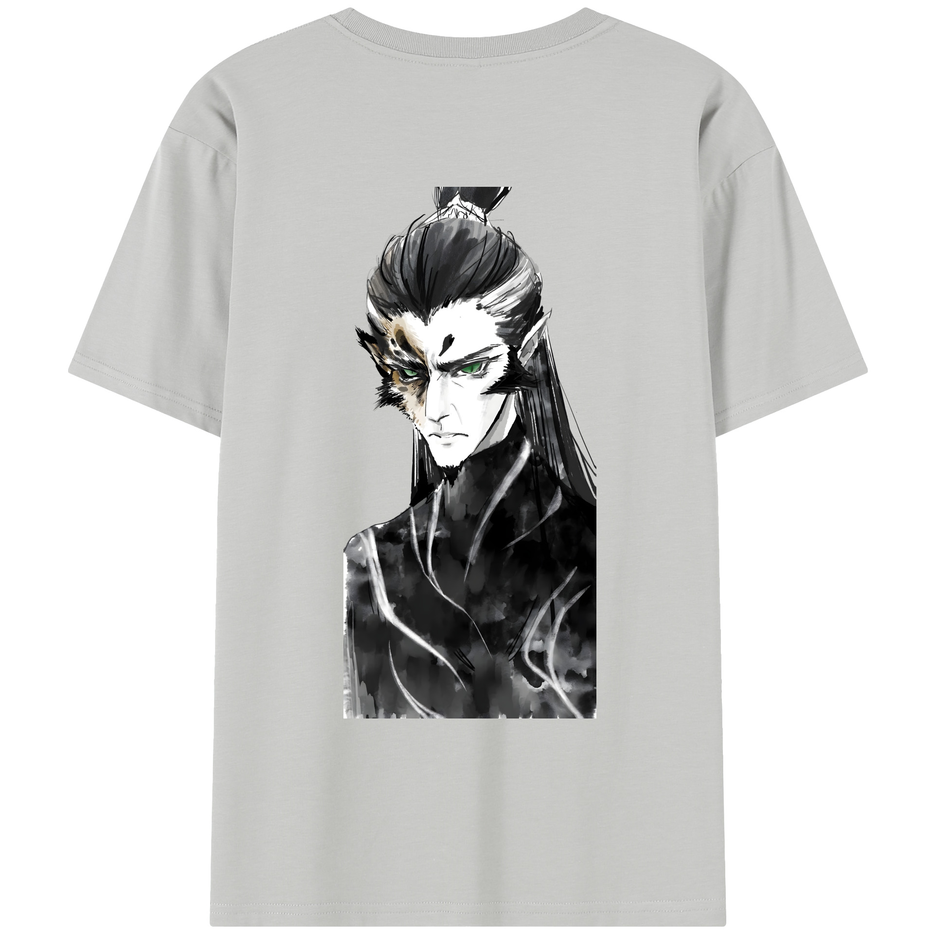 （画像用） Ne Zha 2 ナタ 魔童の大暴れ レディース半袖Tシャツ(バックプリント)