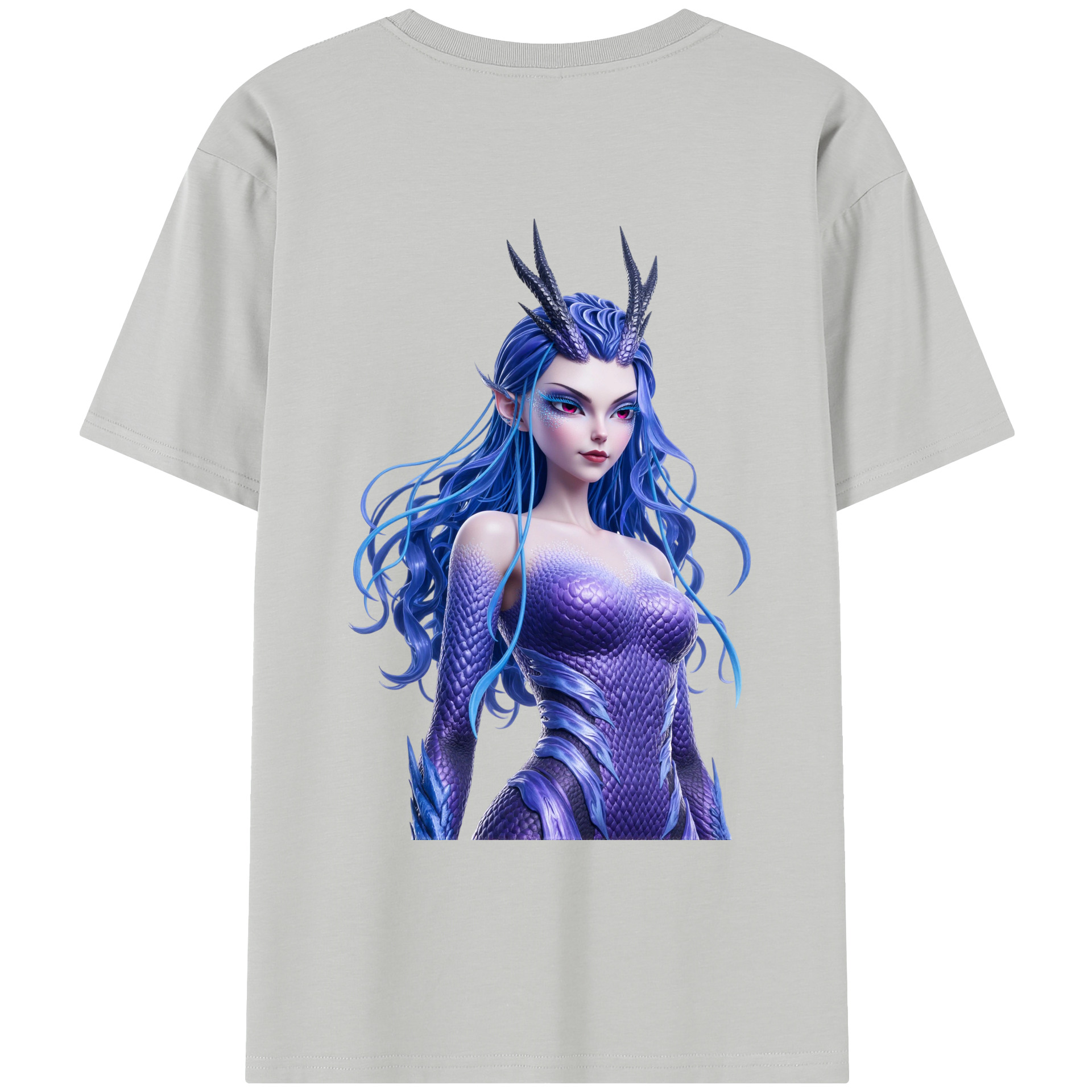 （画像用） Ne Zha 2 ナタ 魔童の大暴れ レディース半袖Tシャツ(バックプリント)