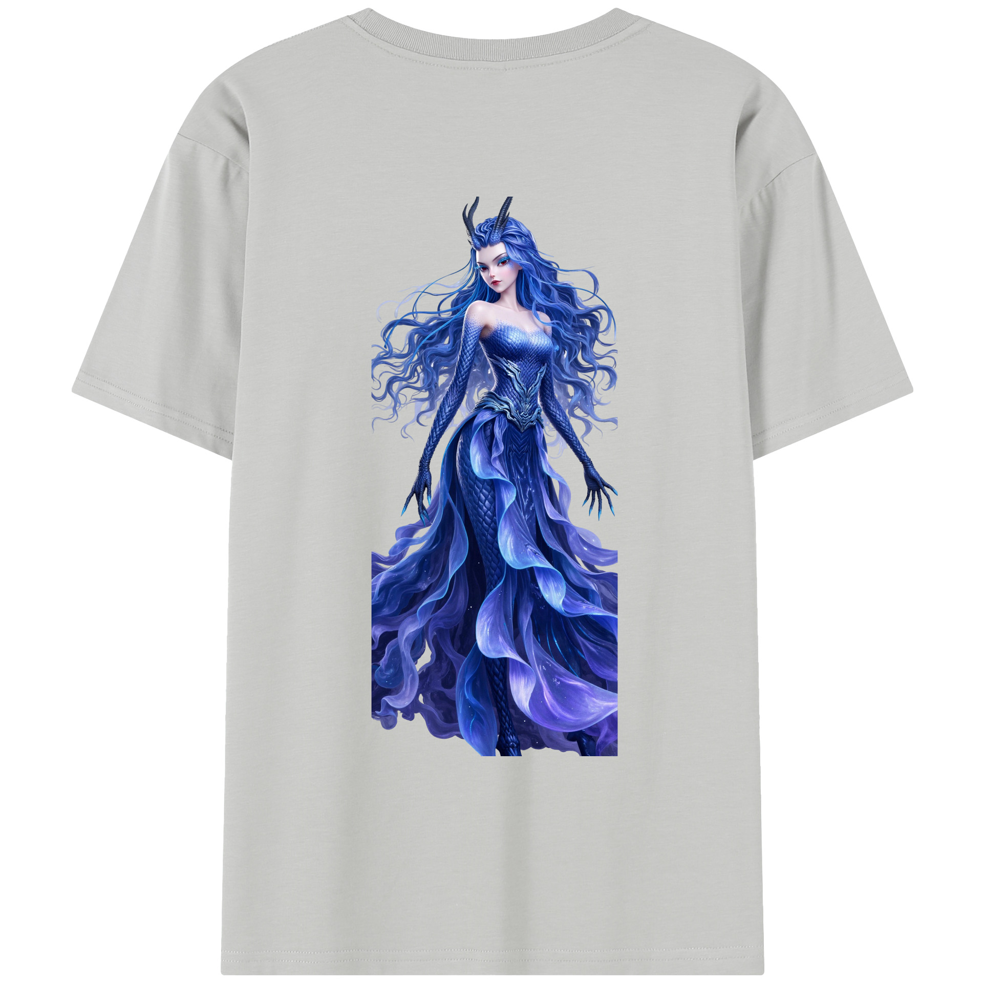 （画像用） Ne Zha 2 ナタ 魔童の大暴れ レディース半袖Tシャツ(バックプリント)