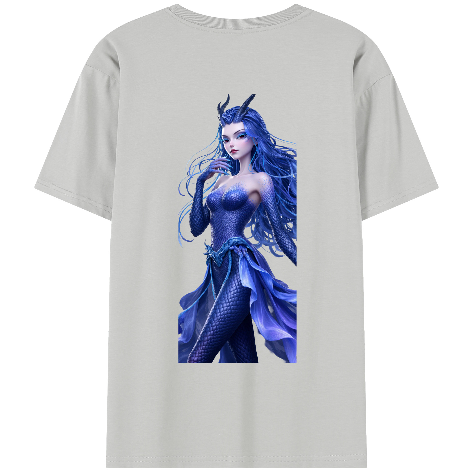 （画像用） Ne Zha 2 ナタ 魔童の大暴れ レディース半袖Tシャツ(バックプリント)