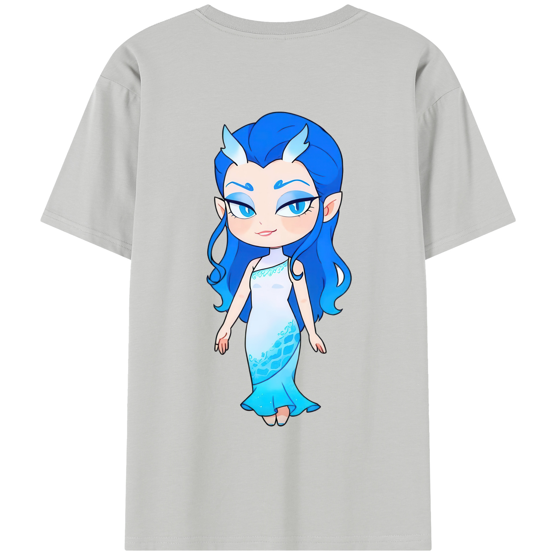 （画像用） Ne Zha 2 ナタ 魔童の大暴れ レディース半袖Tシャツ(バックプリント)