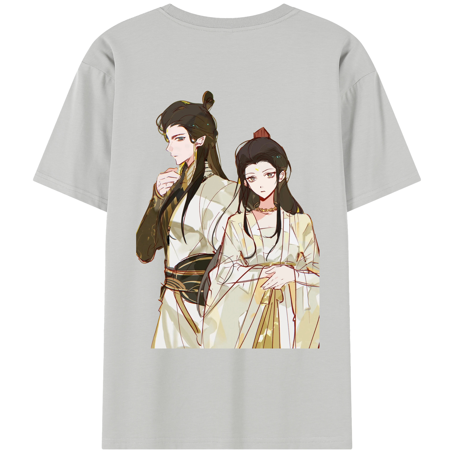 （画像用） Ne Zha 2 ナタ 魔童の大暴れ レディース半袖Tシャツ(バックプリント)