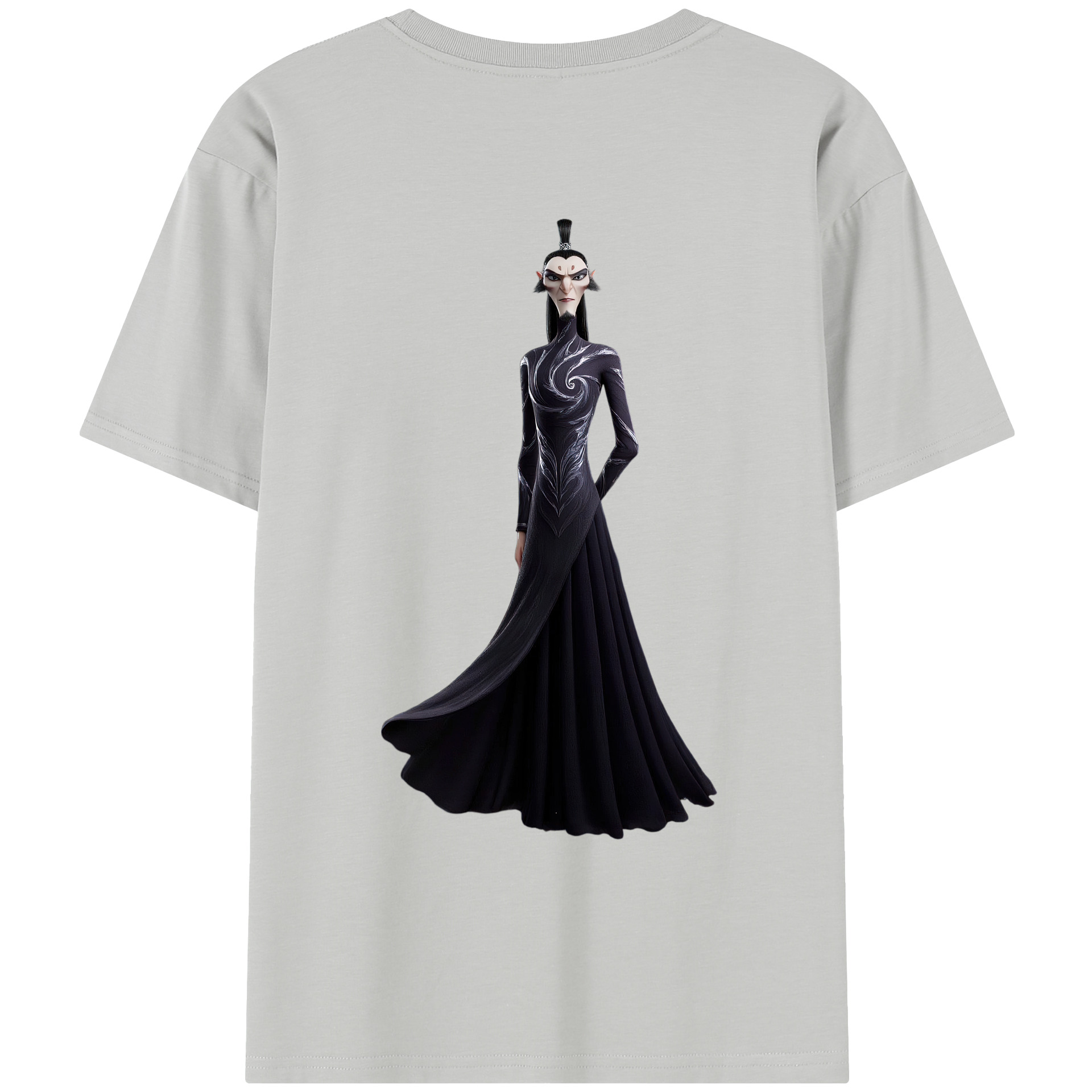 （画像用） Ne Zha 2 ナタ 魔童の大暴れ レディース半袖Tシャツ(バックプリント)