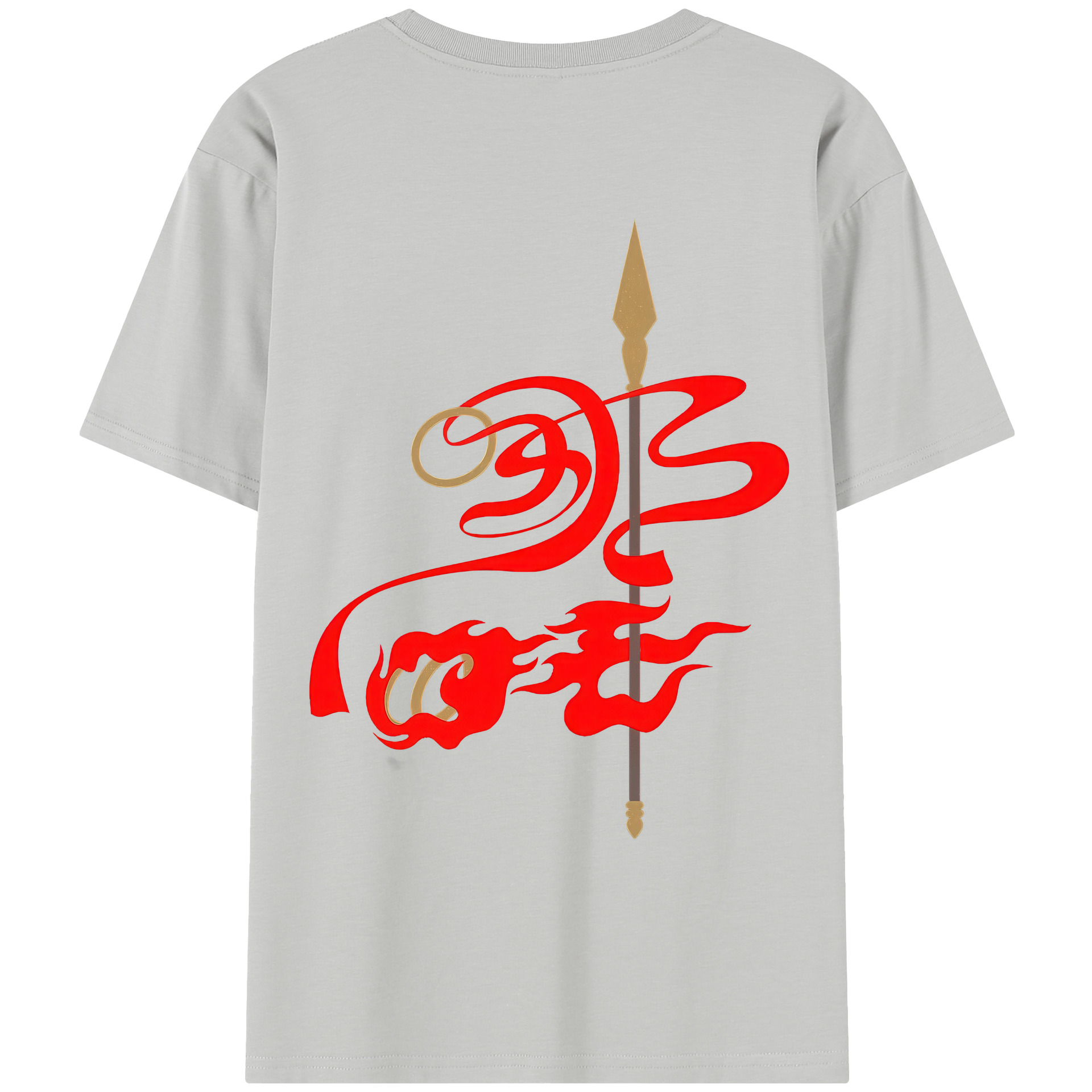 （画像用） Ne Zha 2 ナタ 魔童の大暴れ レディース半袖Tシャツ(バックプリント)