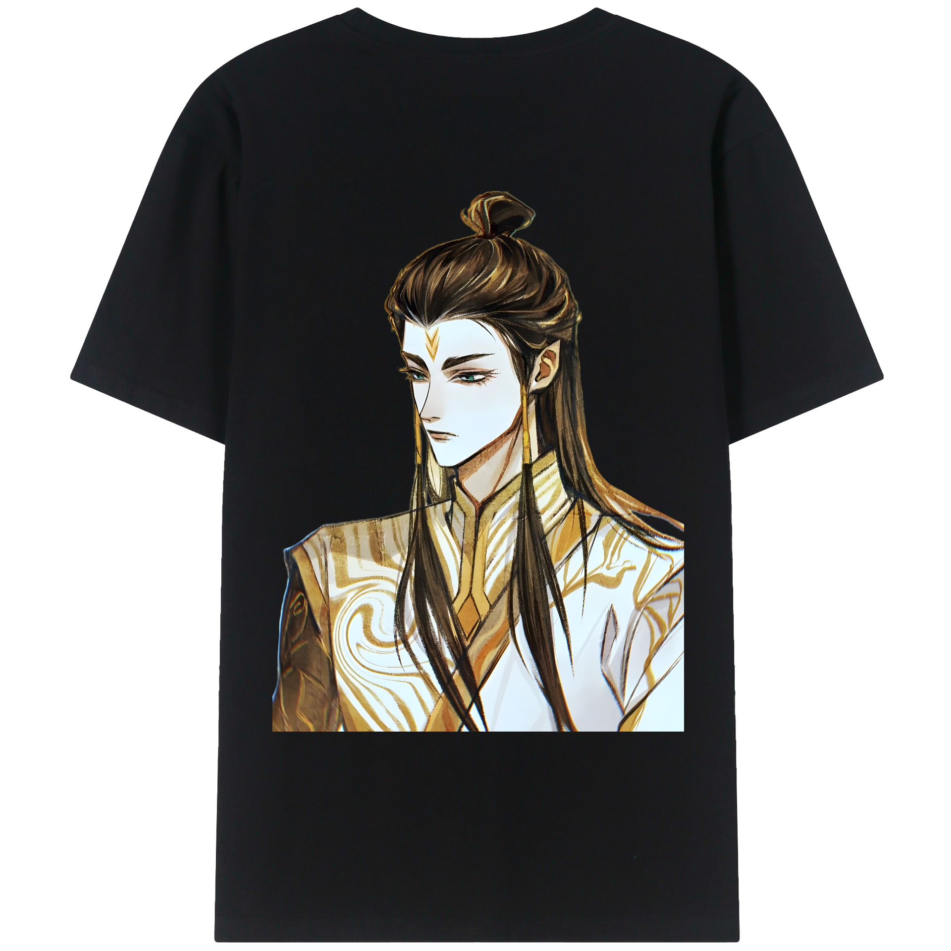 （画像用） Ne Zha 2 ナタ 魔童の大暴れ レディース半袖Tシャツ(バックプリント)