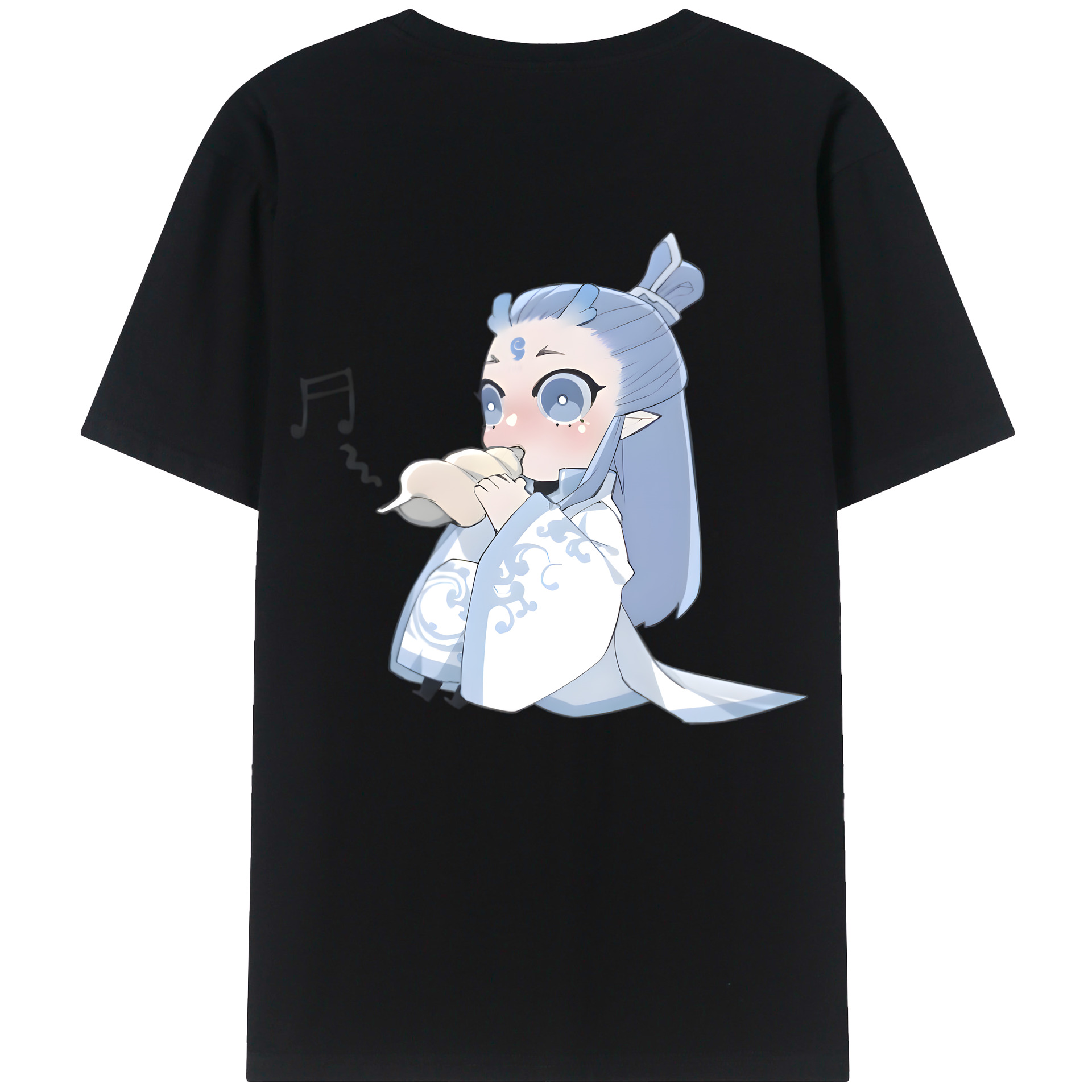 （画像用） Ne Zha 2 ナタ 魔童の大暴れ レディース半袖Tシャツ(バックプリント)