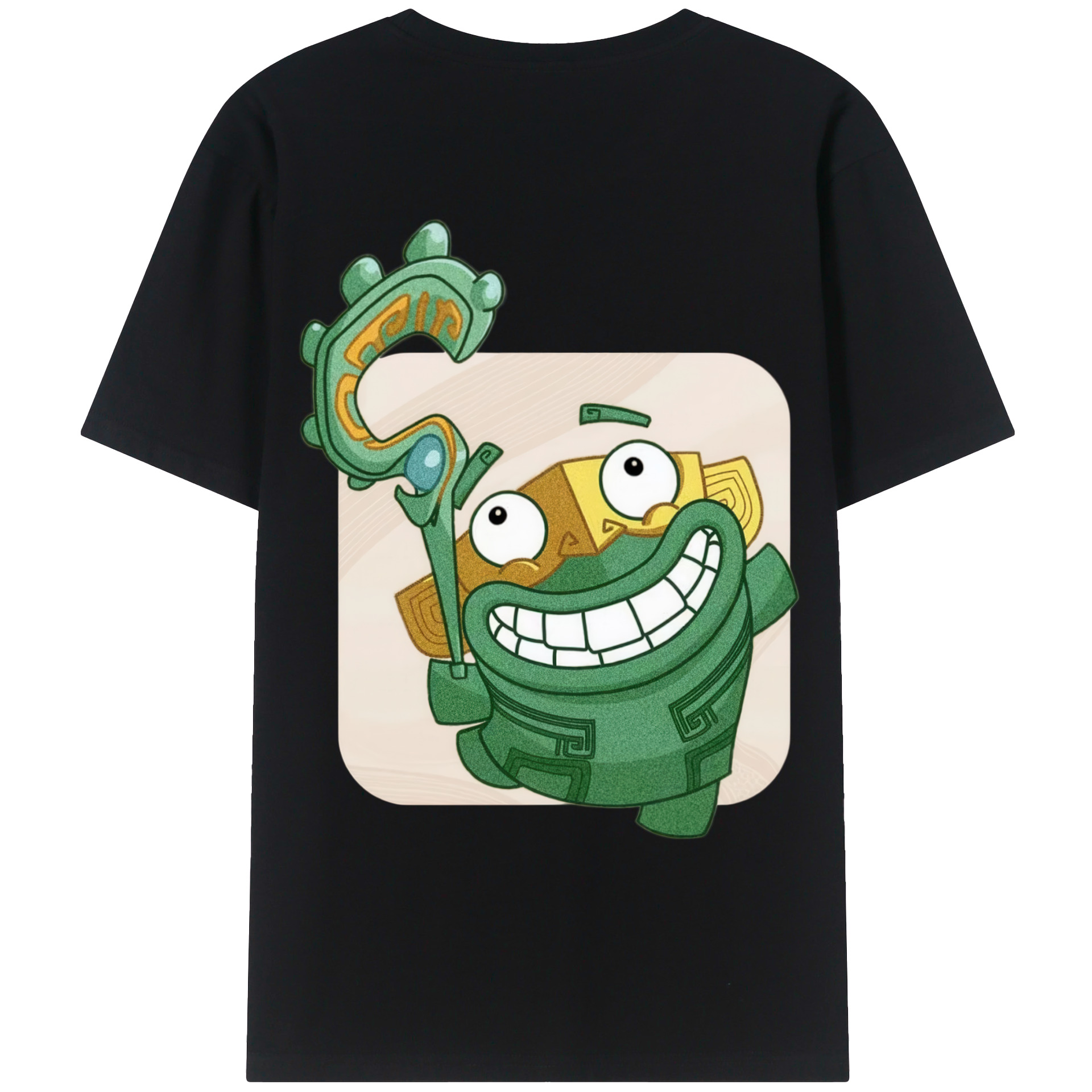 （画像用） Ne Zha 2 ナタ 魔童の大暴れ レディース半袖Tシャツ(バックプリント)