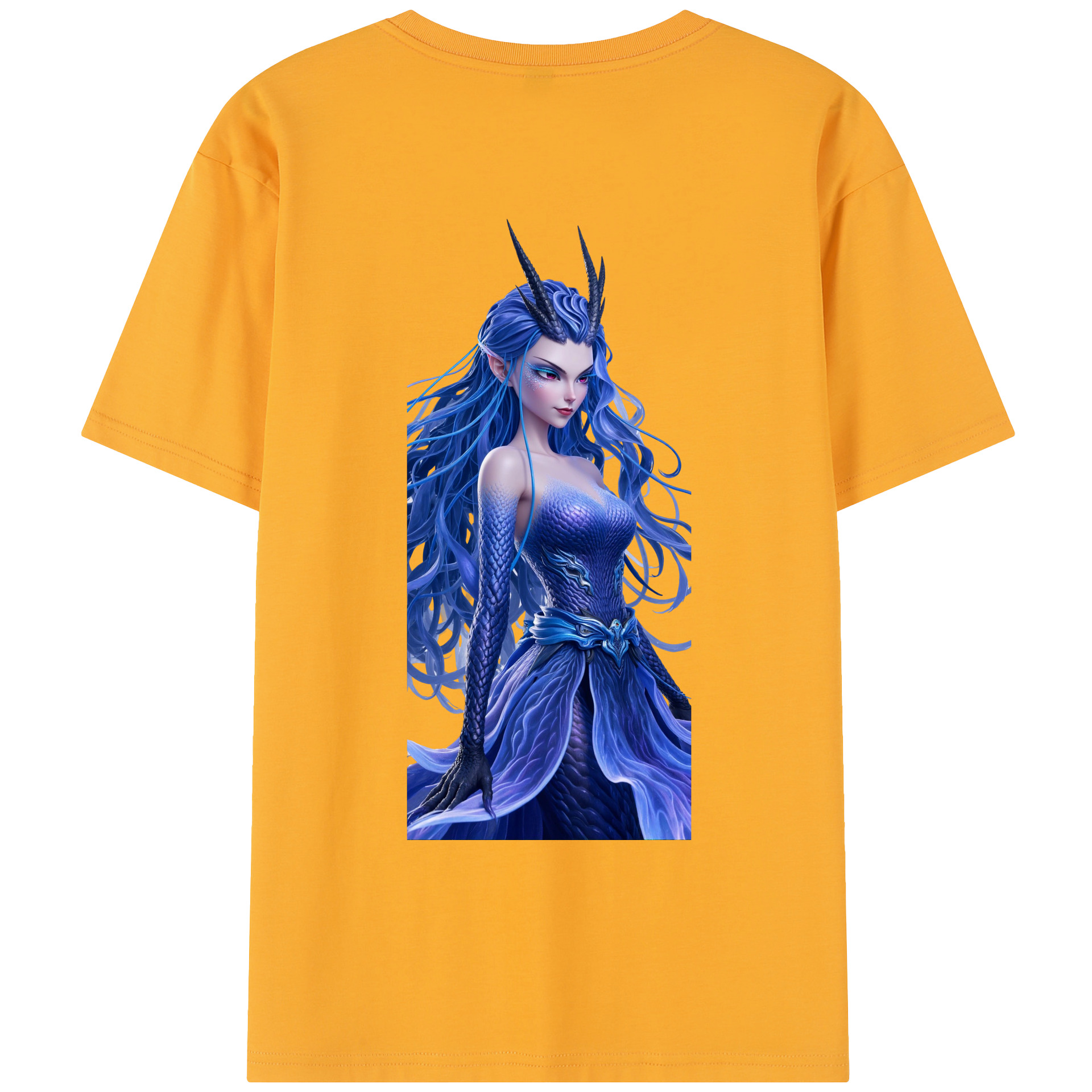 （画像用） Ne Zha 2 ナタ 魔童の大暴れ レディース半袖Tシャツ(バックプリント)
