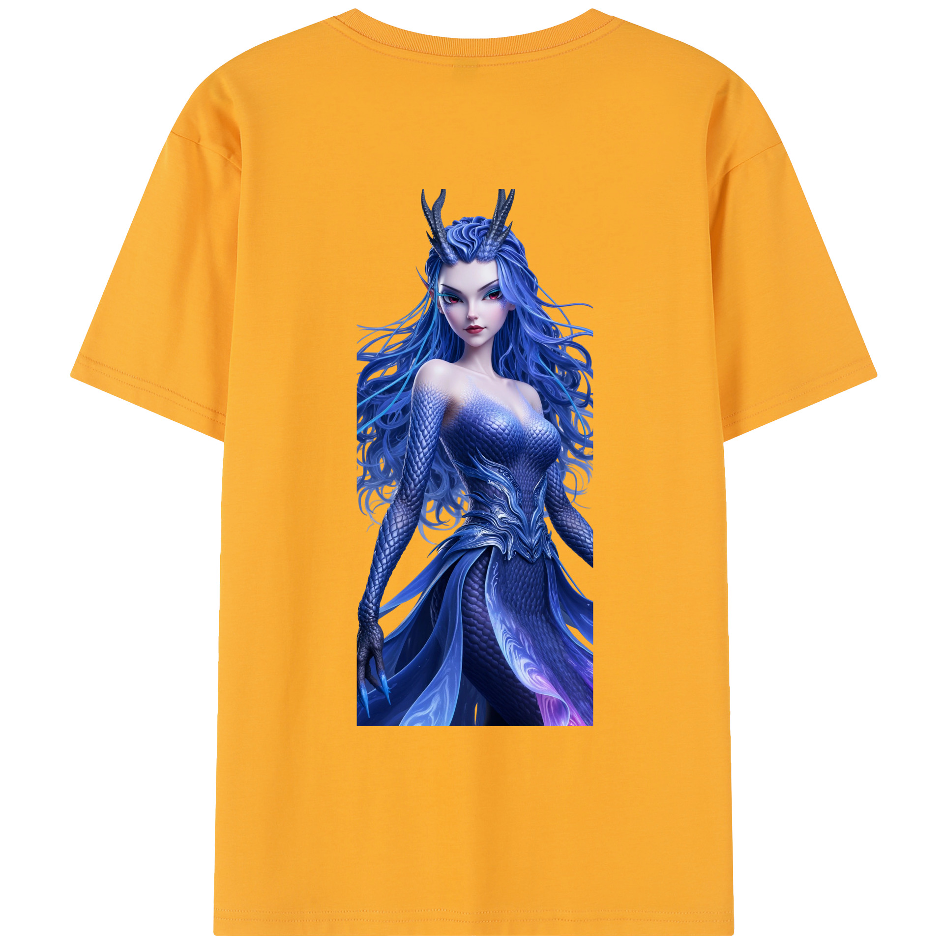 （画像用） Ne Zha 2 ナタ 魔童の大暴れ レディース半袖Tシャツ(バックプリント)