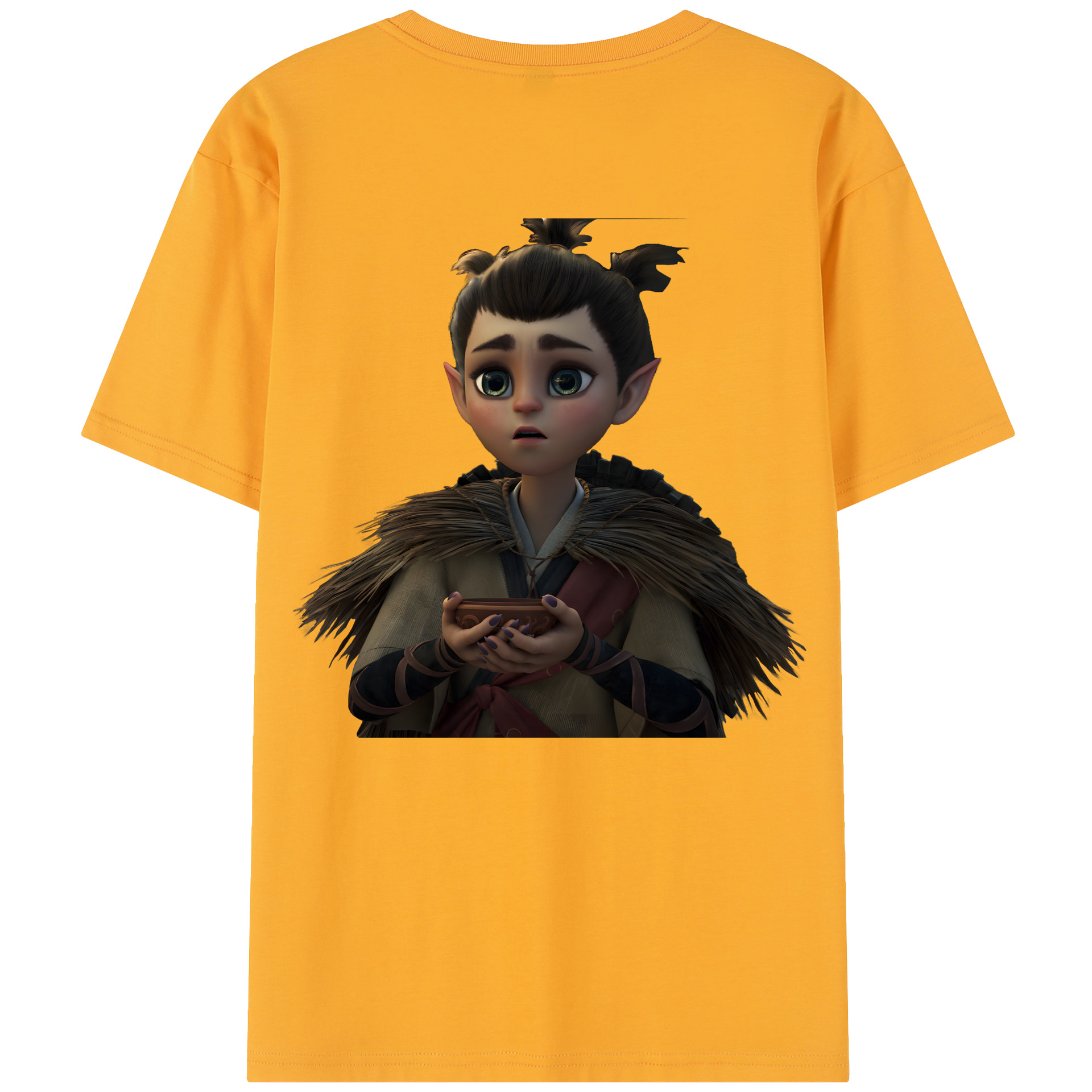 （画像用） Ne Zha 2 ナタ 魔童の大暴れ レディース半袖Tシャツ(バックプリント)