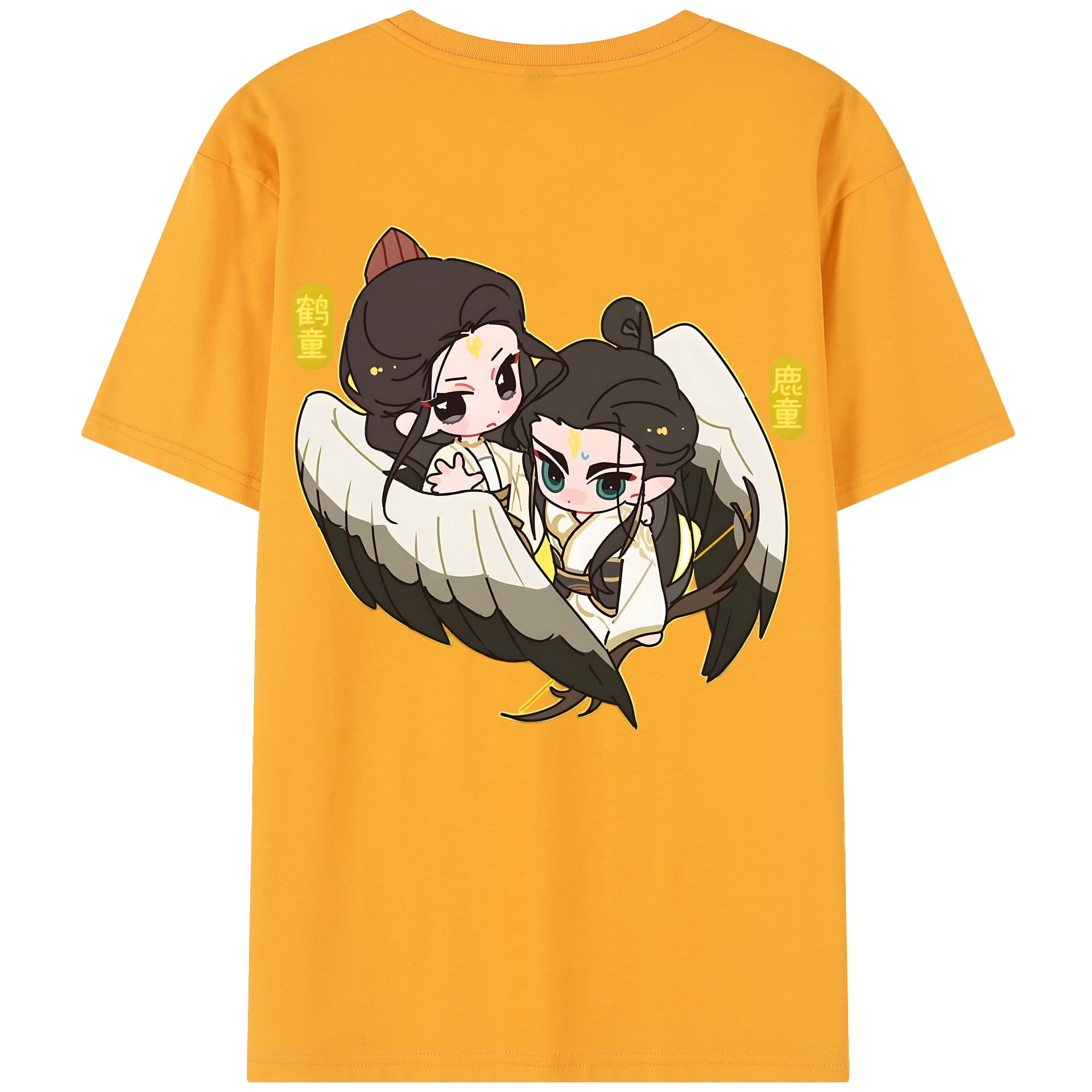 （画像用） Ne Zha 2 ナタ 魔童の大暴れ レディース半袖Tシャツ(バックプリント)