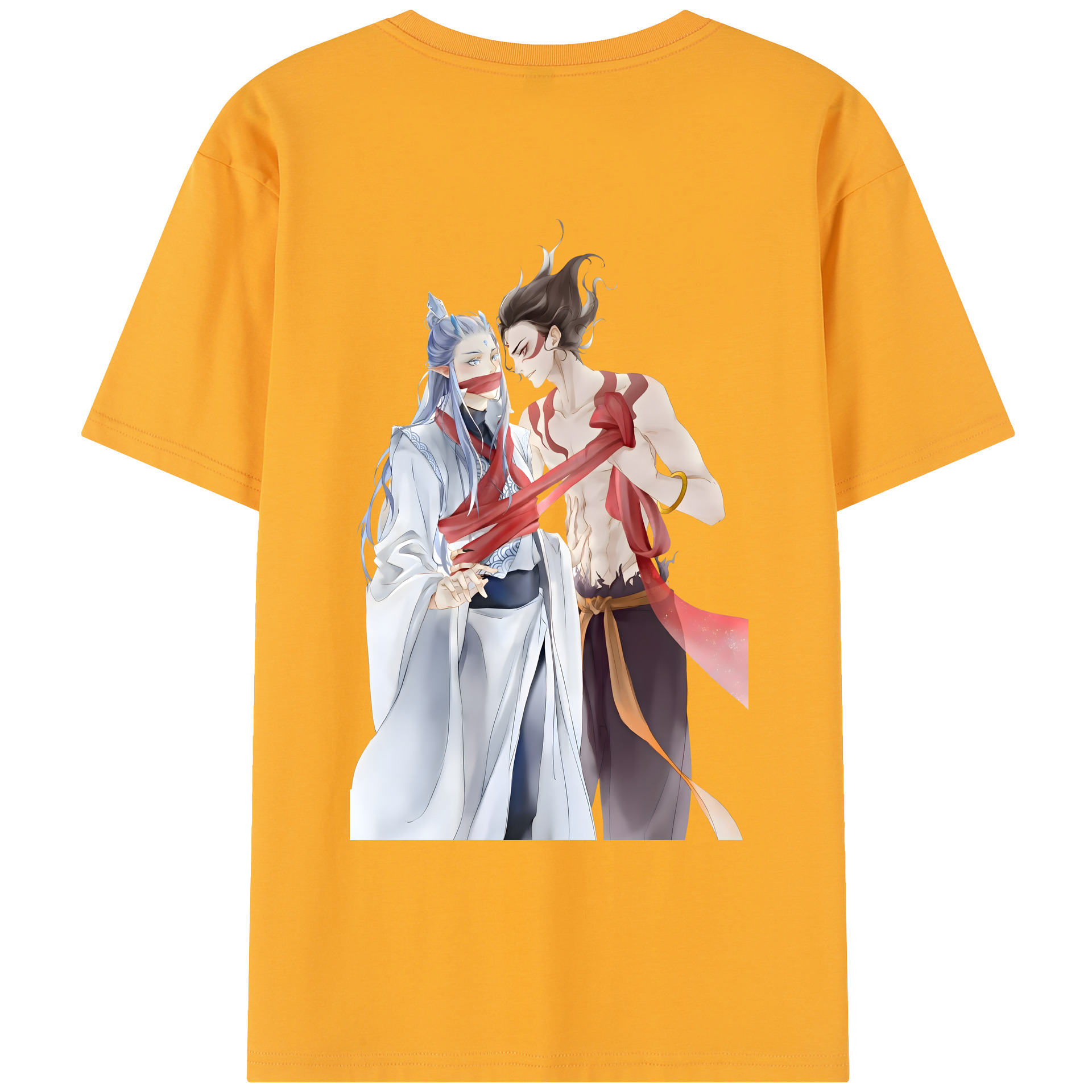 （画像用） Ne Zha 2 ナタ 魔童の大暴れ レディース半袖Tシャツ(バックプリント)