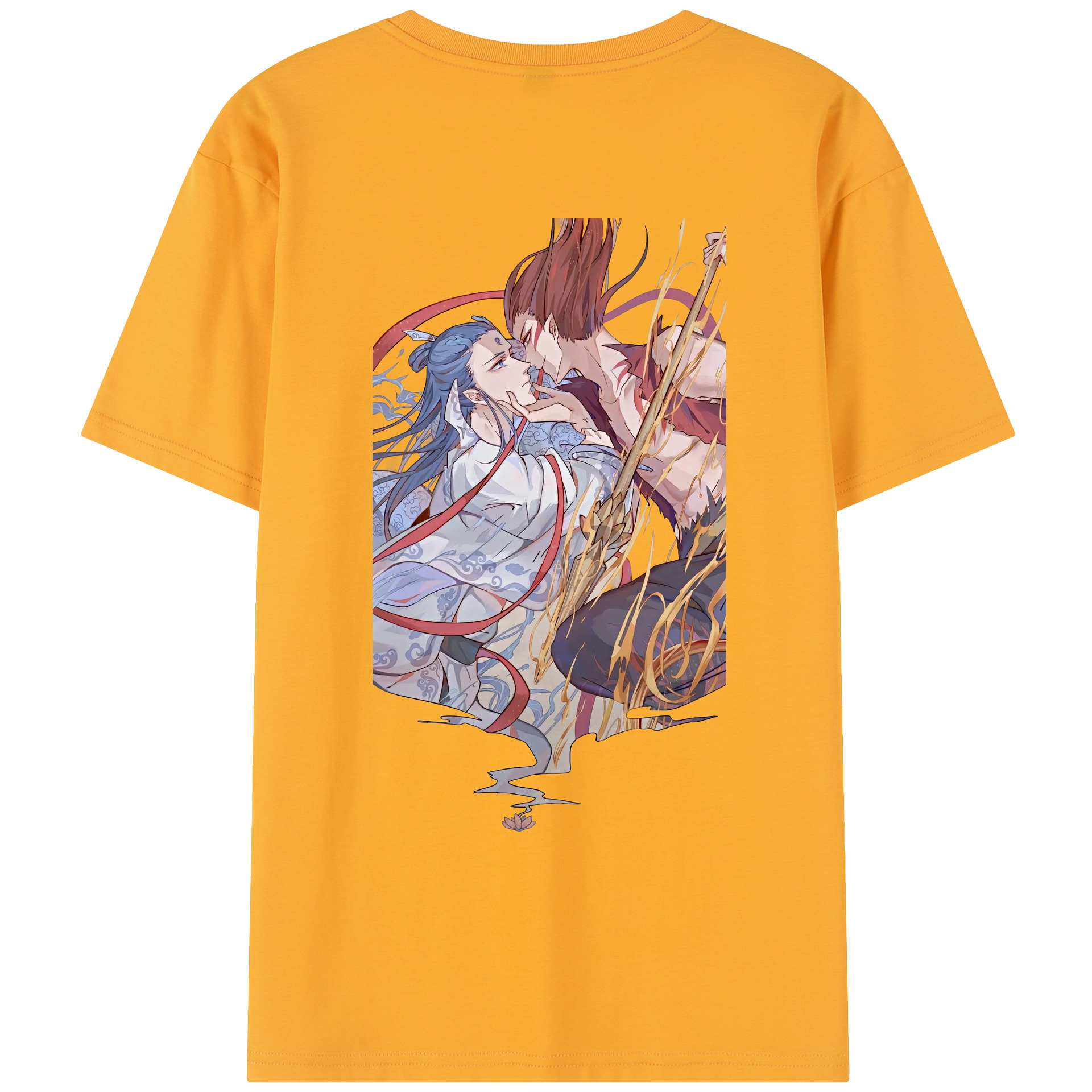 （画像用） Ne Zha 2 ナタ 魔童の大暴れ レディース半袖Tシャツ(バックプリント)