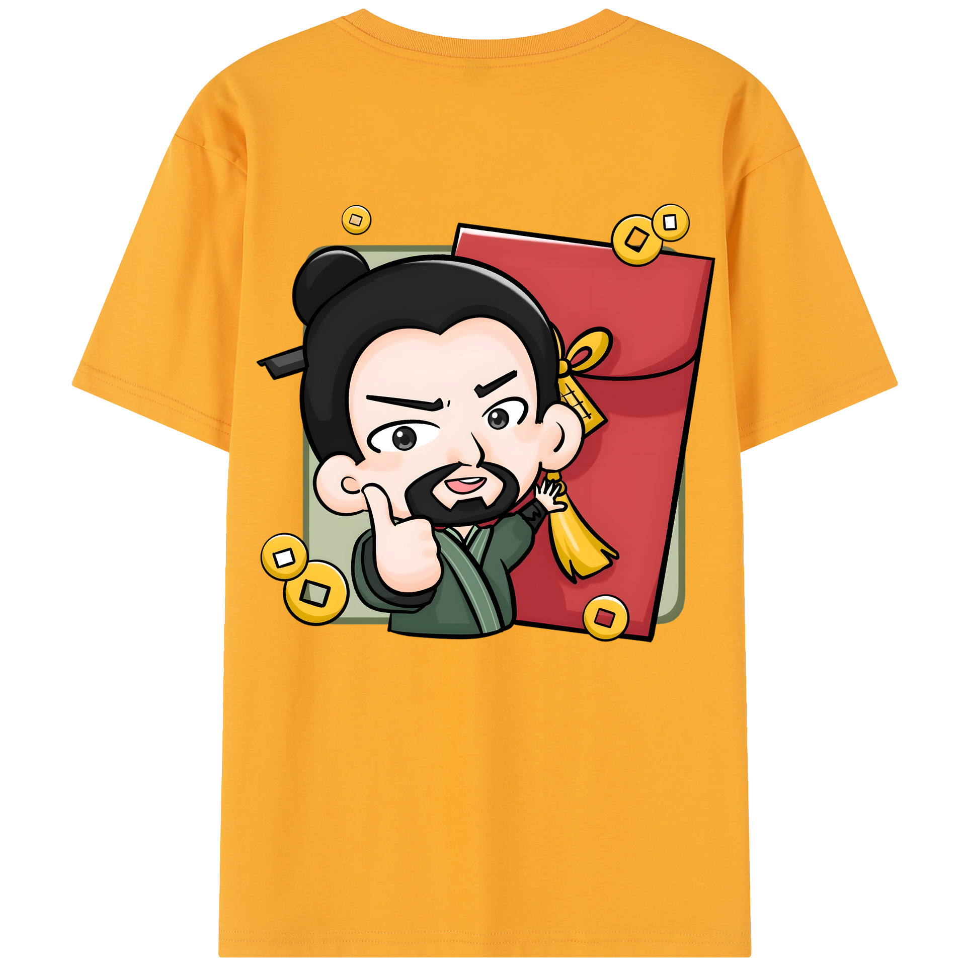 （画像用） Ne Zha 2 ナタ 魔童の大暴れ レディース半袖Tシャツ(バックプリント)