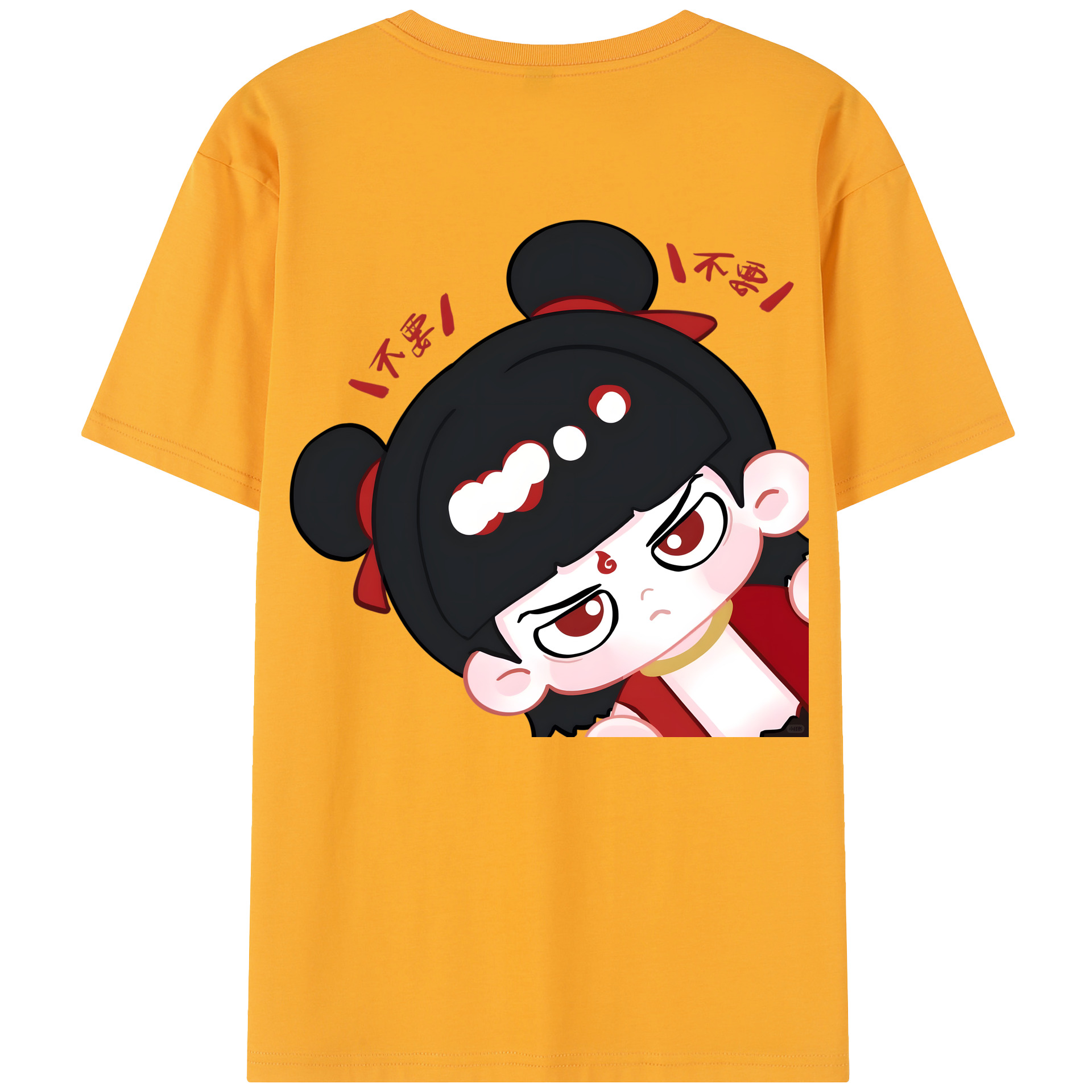 （画像用） Ne Zha 2 ナタ 魔童の大暴れ レディース半袖Tシャツ(バックプリント)