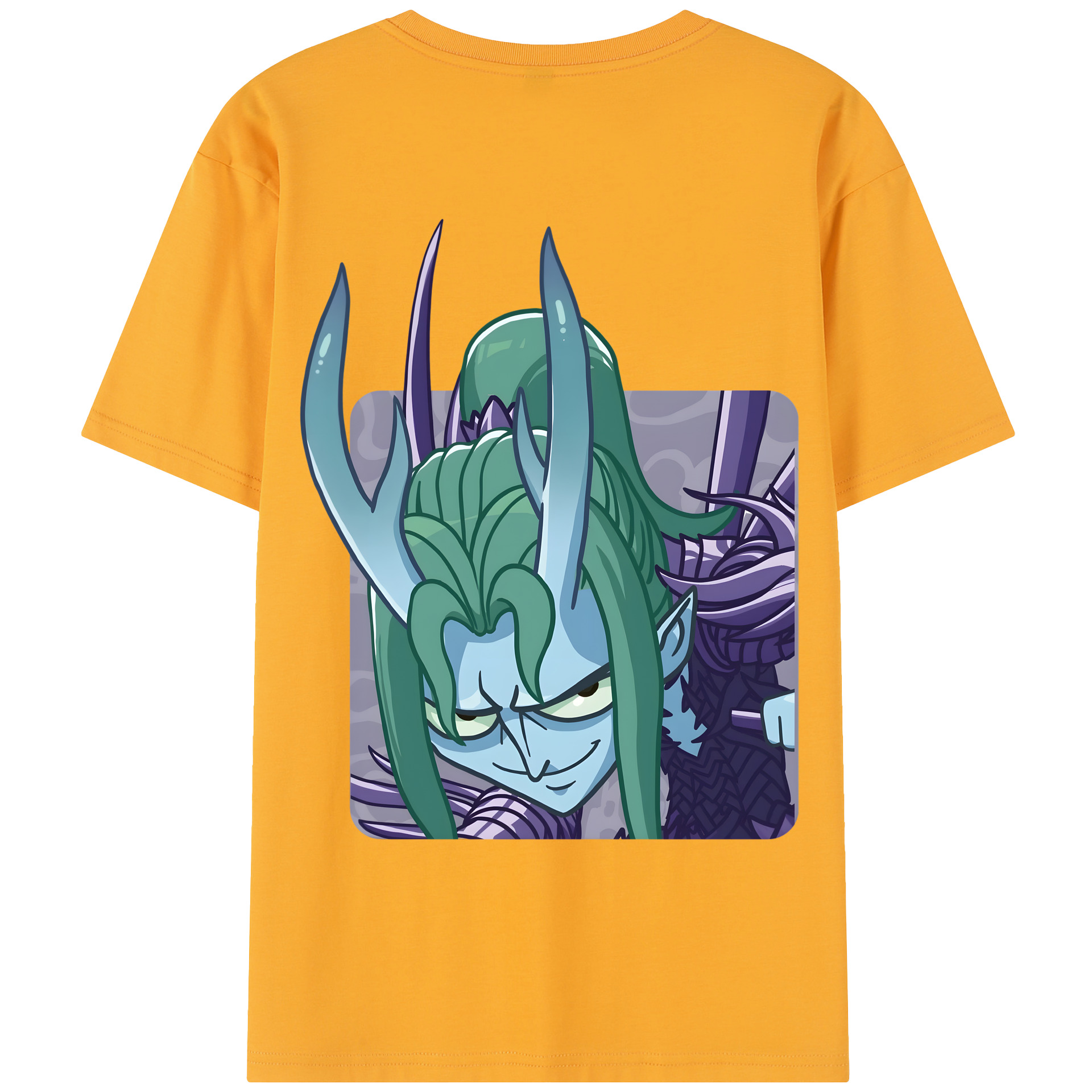 （画像用） Ne Zha 2 ナタ 魔童の大暴れ レディース半袖Tシャツ(バックプリント)