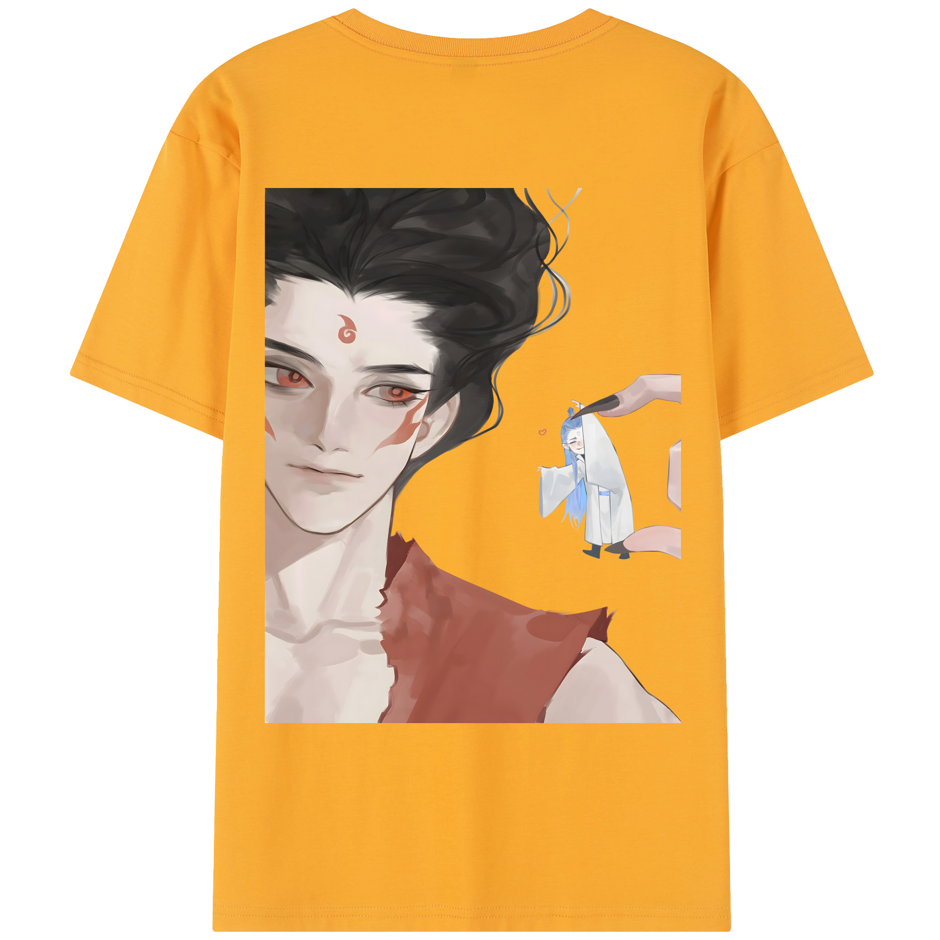 （画像用） Ne Zha 2 ナタ 魔童の大暴れ レディース半袖Tシャツ(バックプリント)