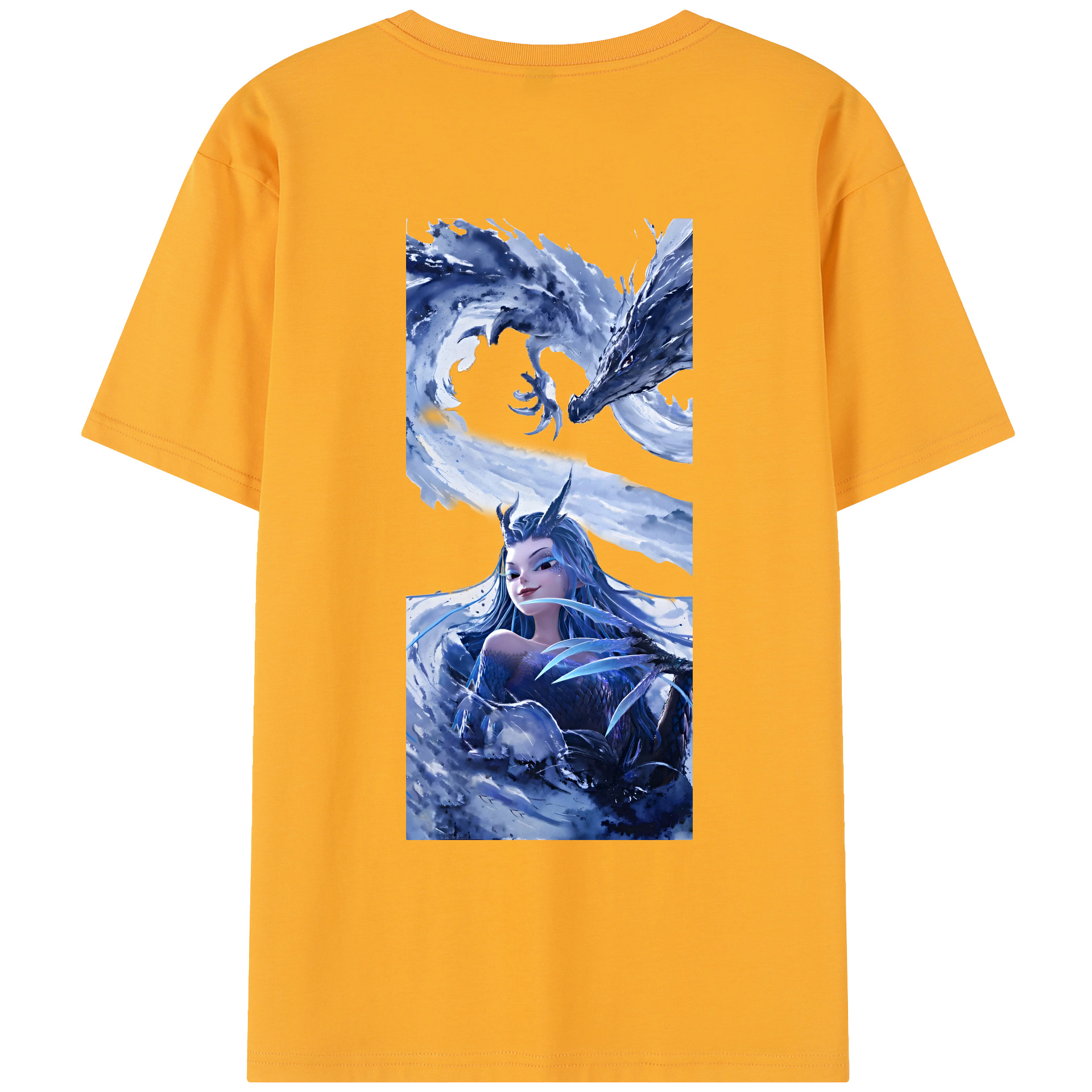 （画像用） Ne Zha 2 ナタ 魔童の大暴れ レディース半袖Tシャツ(バックプリント)