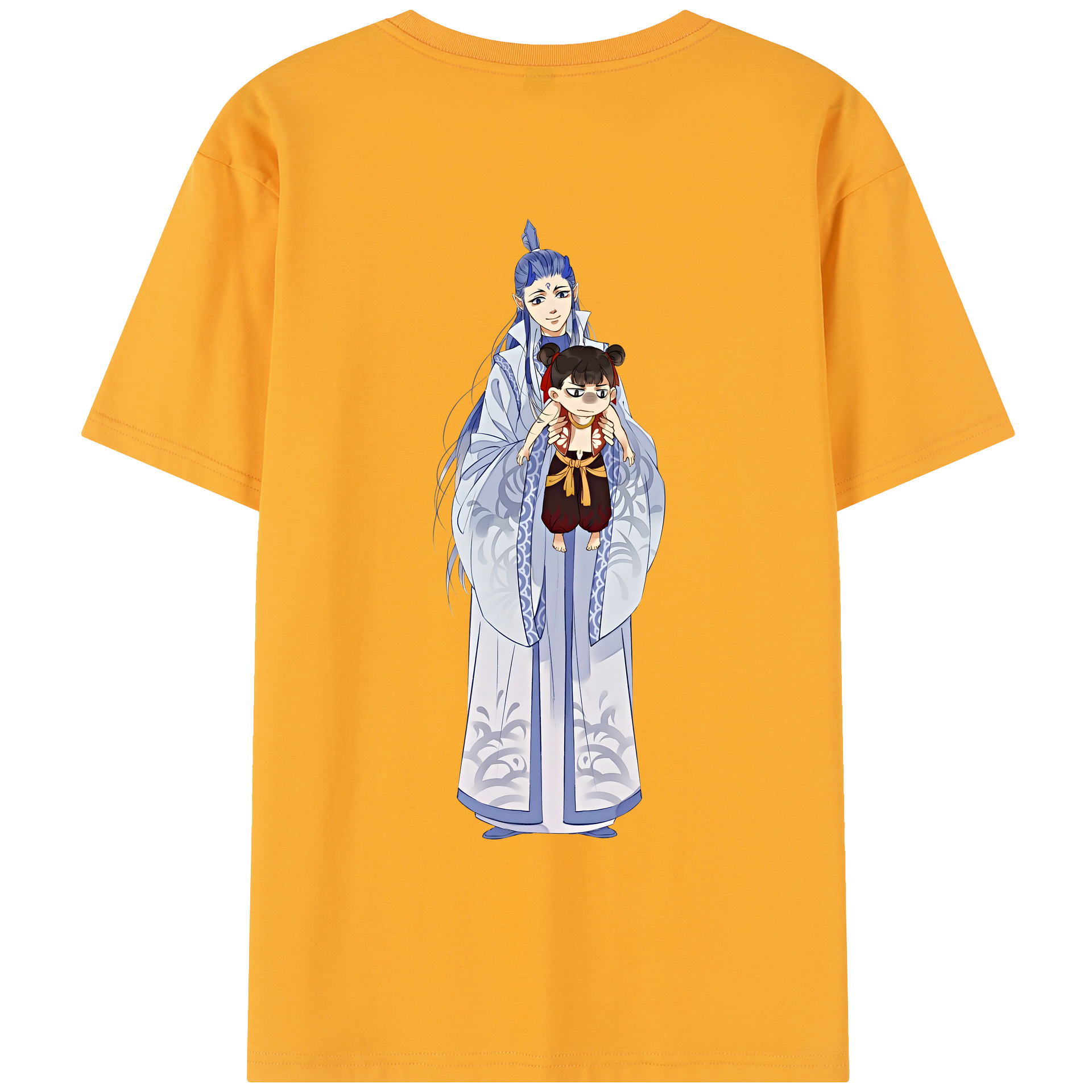 （画像用） Ne Zha 2 ナタ 魔童の大暴れ レディース半袖Tシャツ(バックプリント)