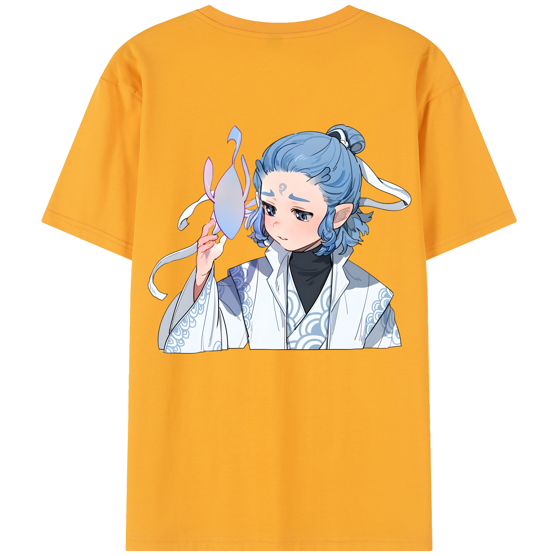 （画像用） Ne Zha 2 ナタ 魔童の大暴れ レディース半袖Tシャツ(バックプリント)