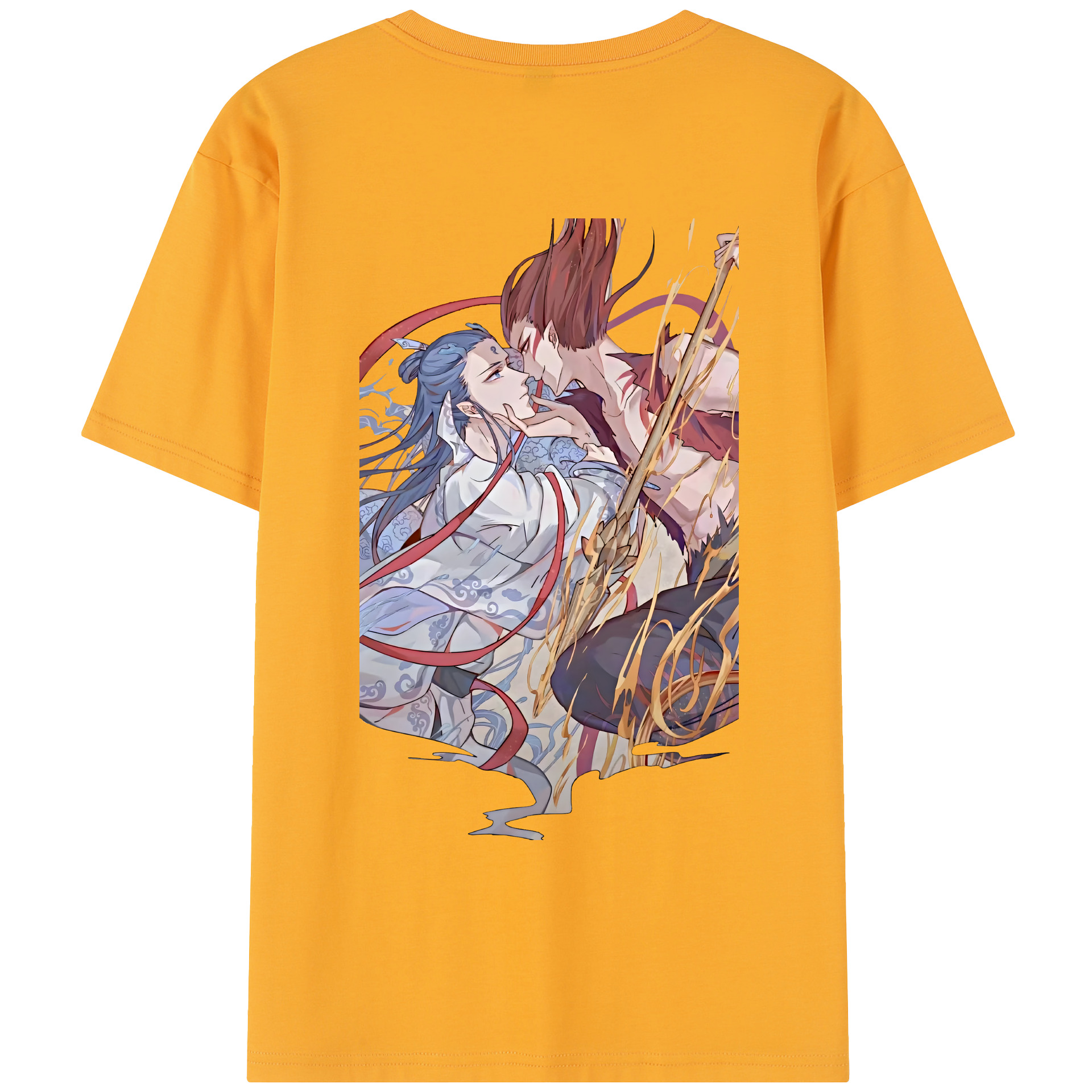 （画像用） Ne Zha 2 ナタ 魔童の大暴れ レディース半袖Tシャツ(バックプリント)