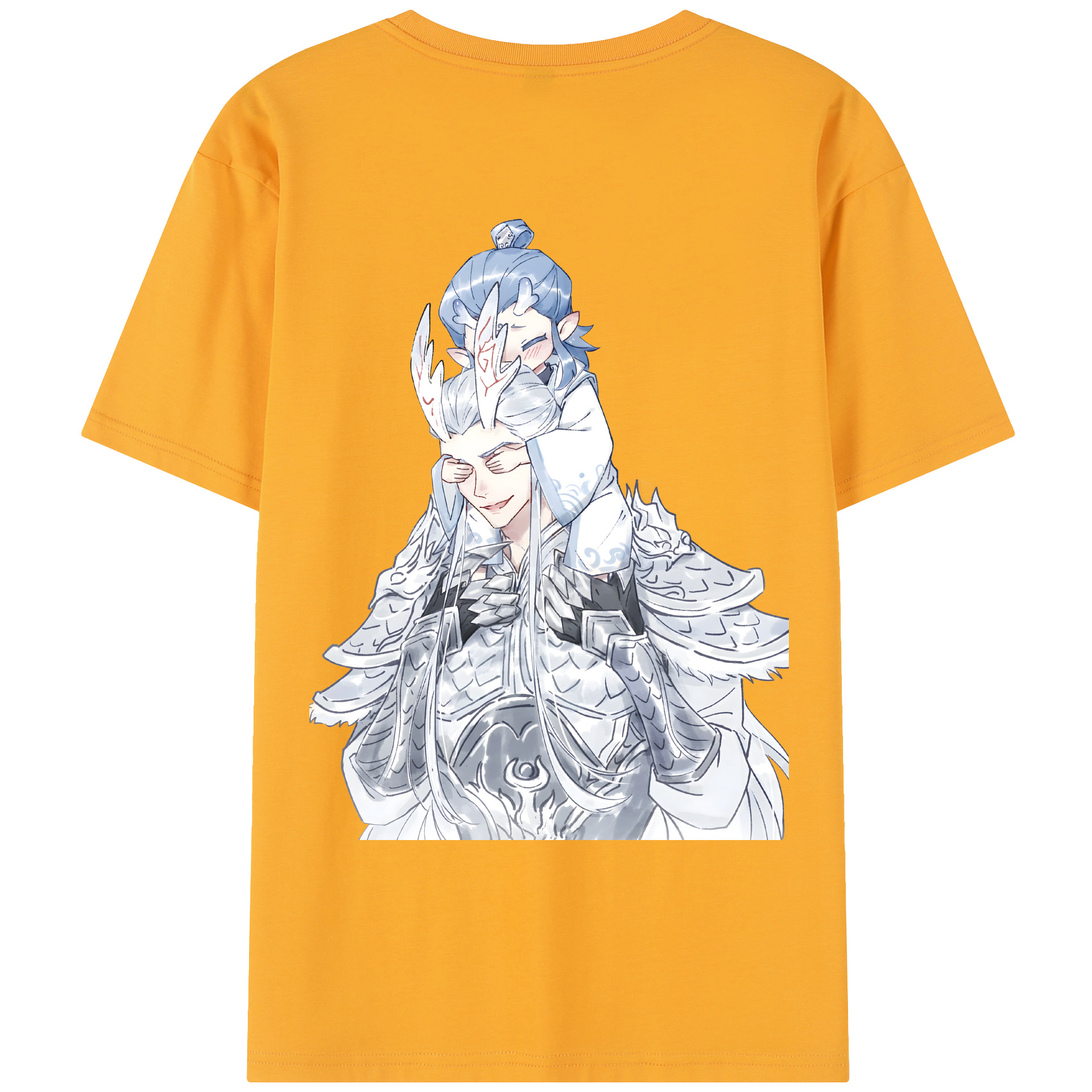 （画像用） Ne Zha 2 ナタ 魔童の大暴れ レディース半袖Tシャツ(バックプリント)